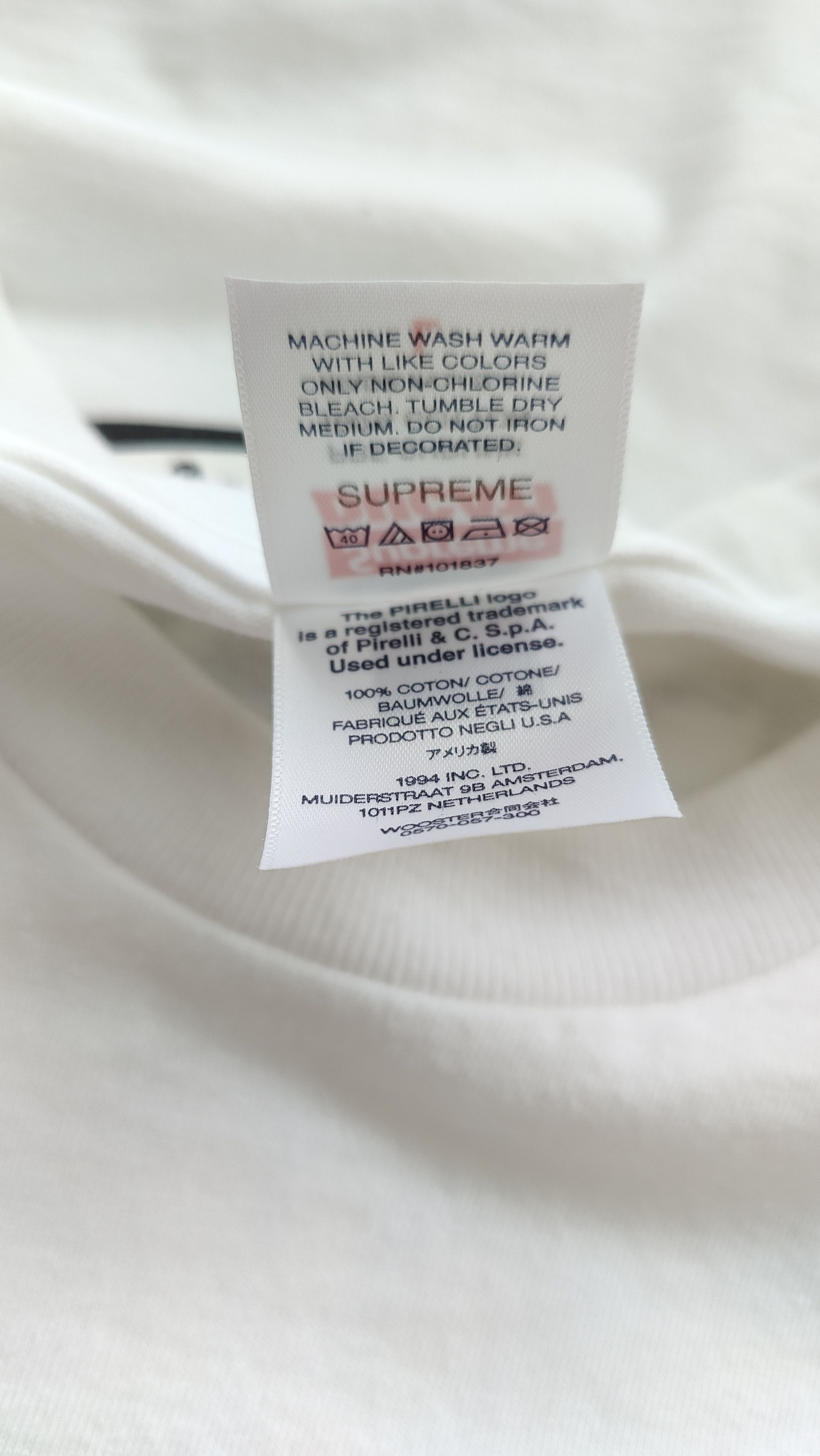 Supreme Supreme x Ducati SS24 White Logo Tshirt Size US L / EU 52-54 / 3 - 8 Thumbnail