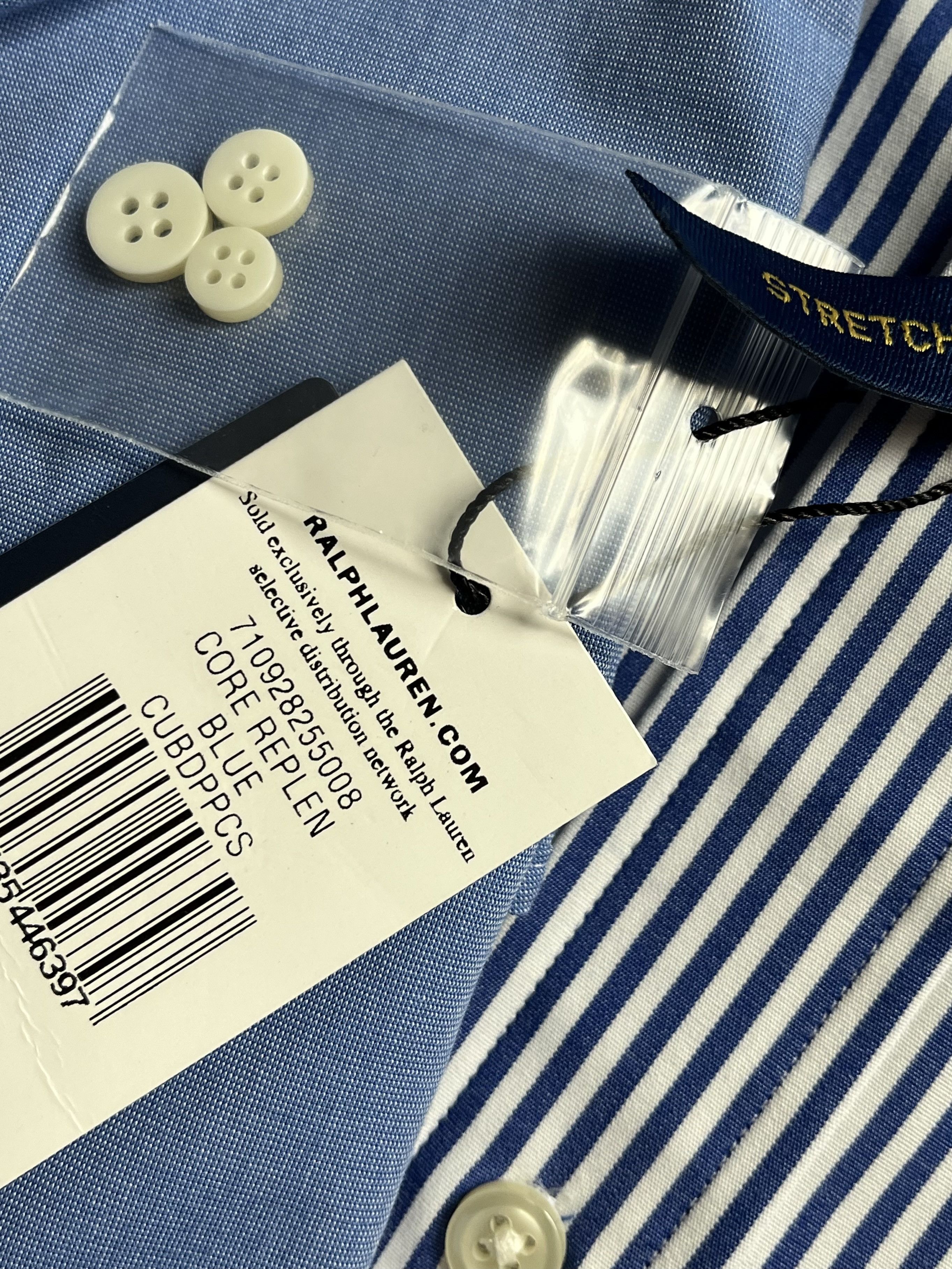 Polo Ralph Lauren Polo Ralph Lauren Custom Fit Stretch Poplin Shirt Size US L / EU 52-54 / 3 - 9 Thumbnail
