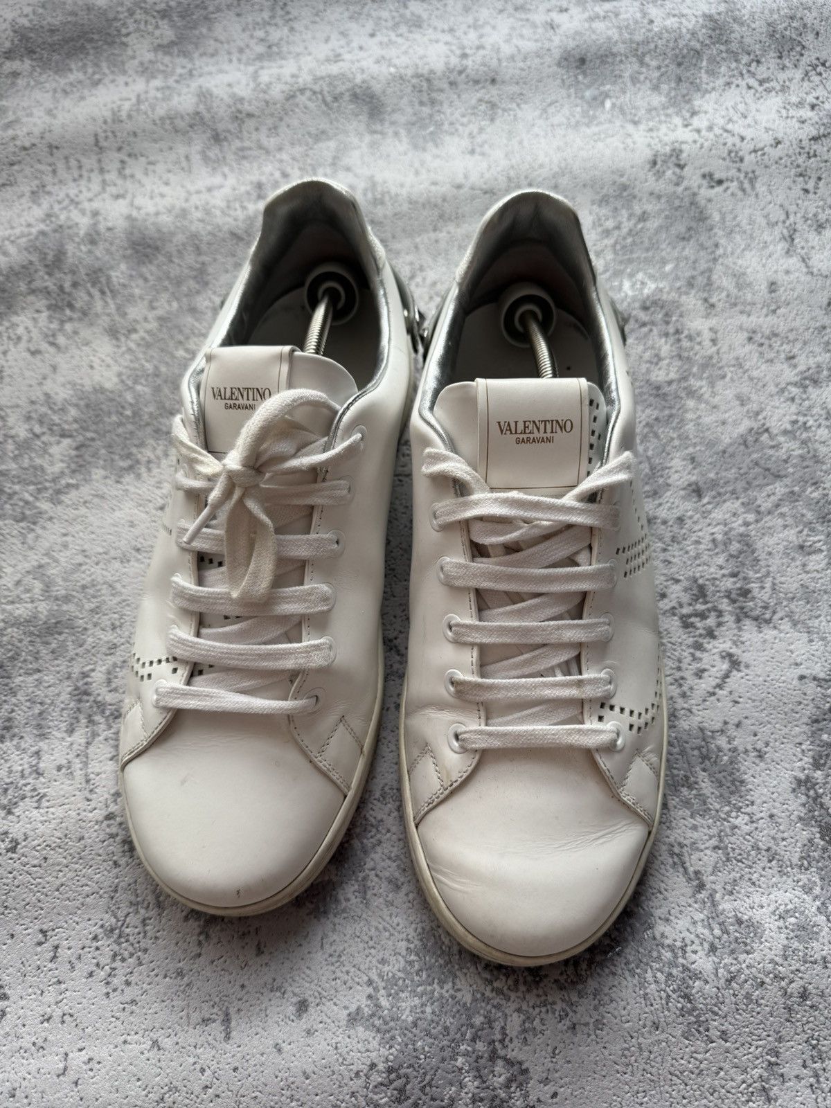 Valentino Valentino Garavani Vlogo Backnet Rockstud Leather Shoes Size US 9 / IT 39 - 5 Thumbnail