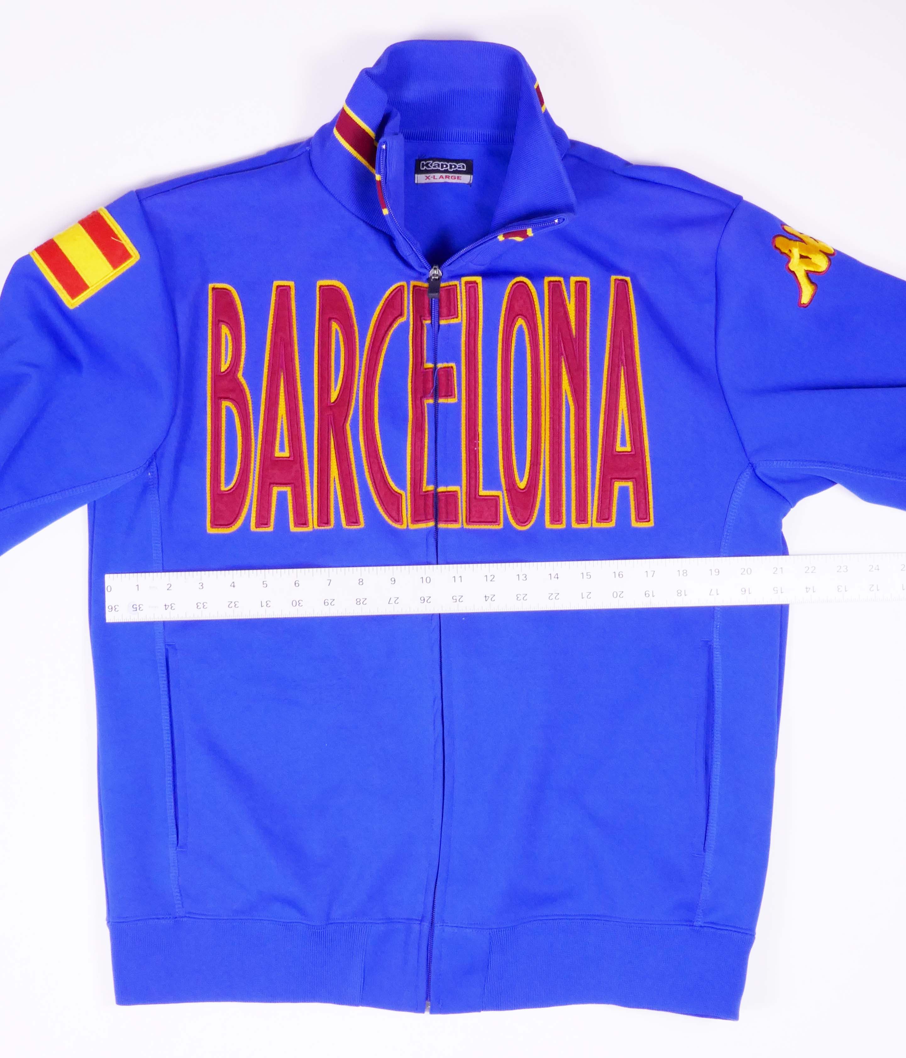 Kappa Barcelona Kappa Vintage Zip Up Track Jacket Y2K Size US XL / EU 56 / 4 - 2 Thumbnail