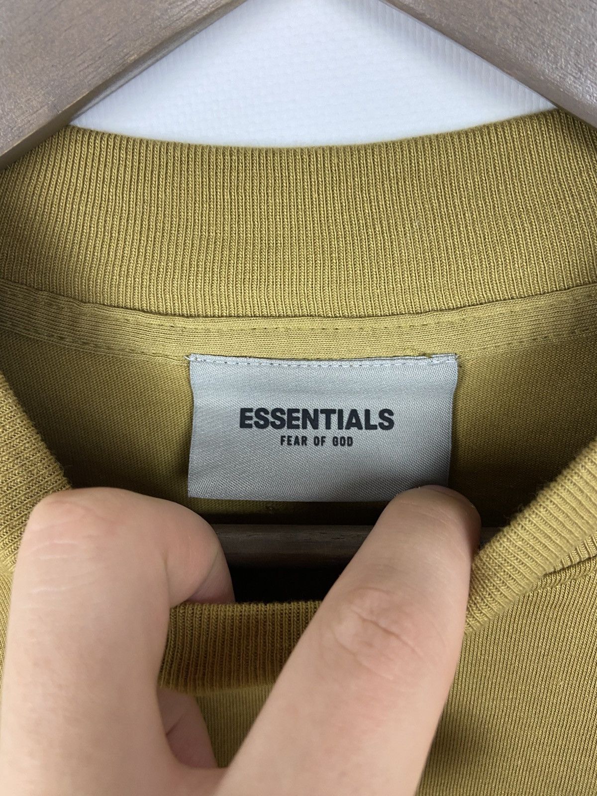 Designer × Fear of God New! Fear Of God Essentials Logo Long Sleeve Sweatshirt Size US S / EU 44-46 / 1 - 11 Thumbnail