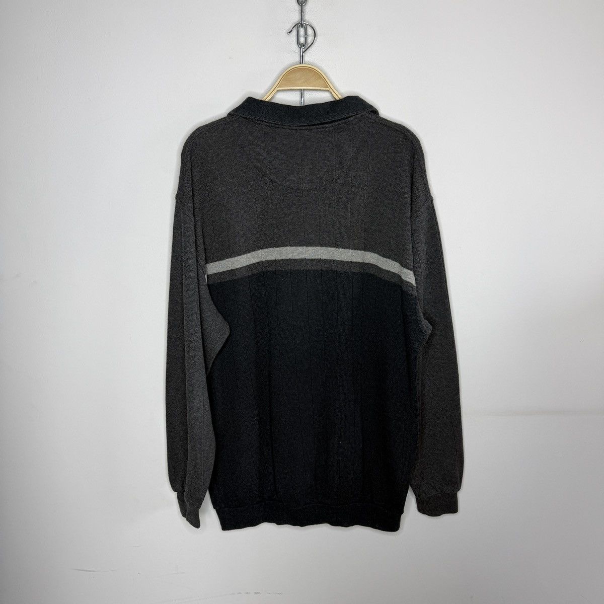 Yves Saint Laurent Vintage YSL Yves Saint Laurent Sweatshirt Half Zip Grey 90s Size US XL / EU 56 / 4 - 7 Thumbnail