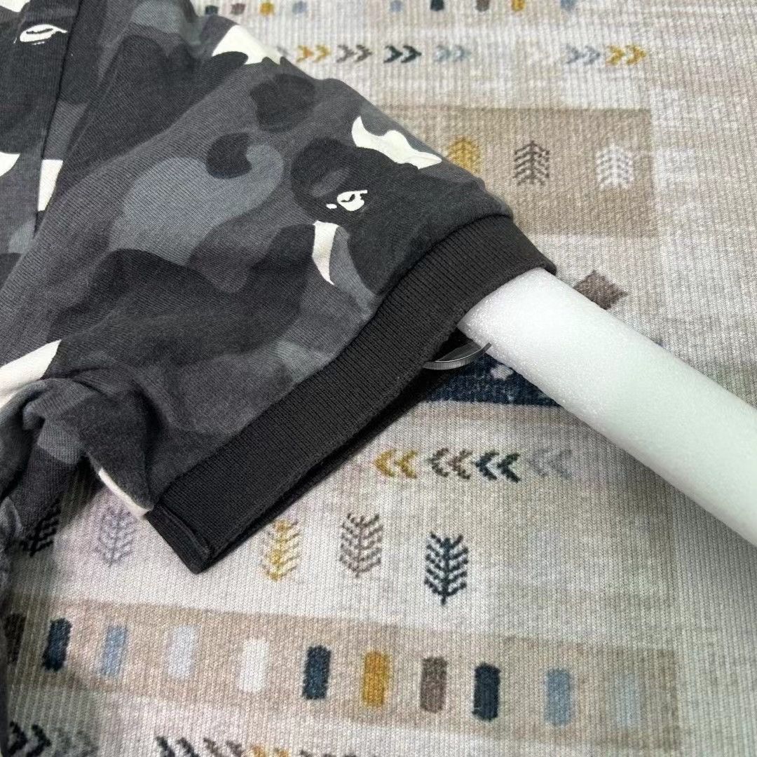 Bape CITY CAMO SHARK POLO Size US M / EU 48-50 / 2 - 9 Thumbnail