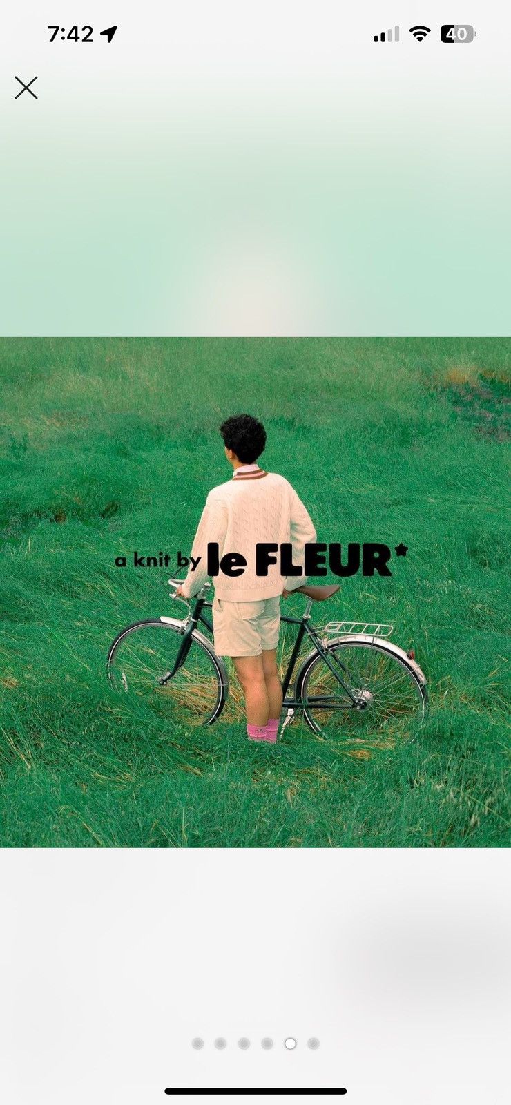 Golf le Fleur Golf Le Fleur Wimbledon Sweater - Rare CMIYGL era 