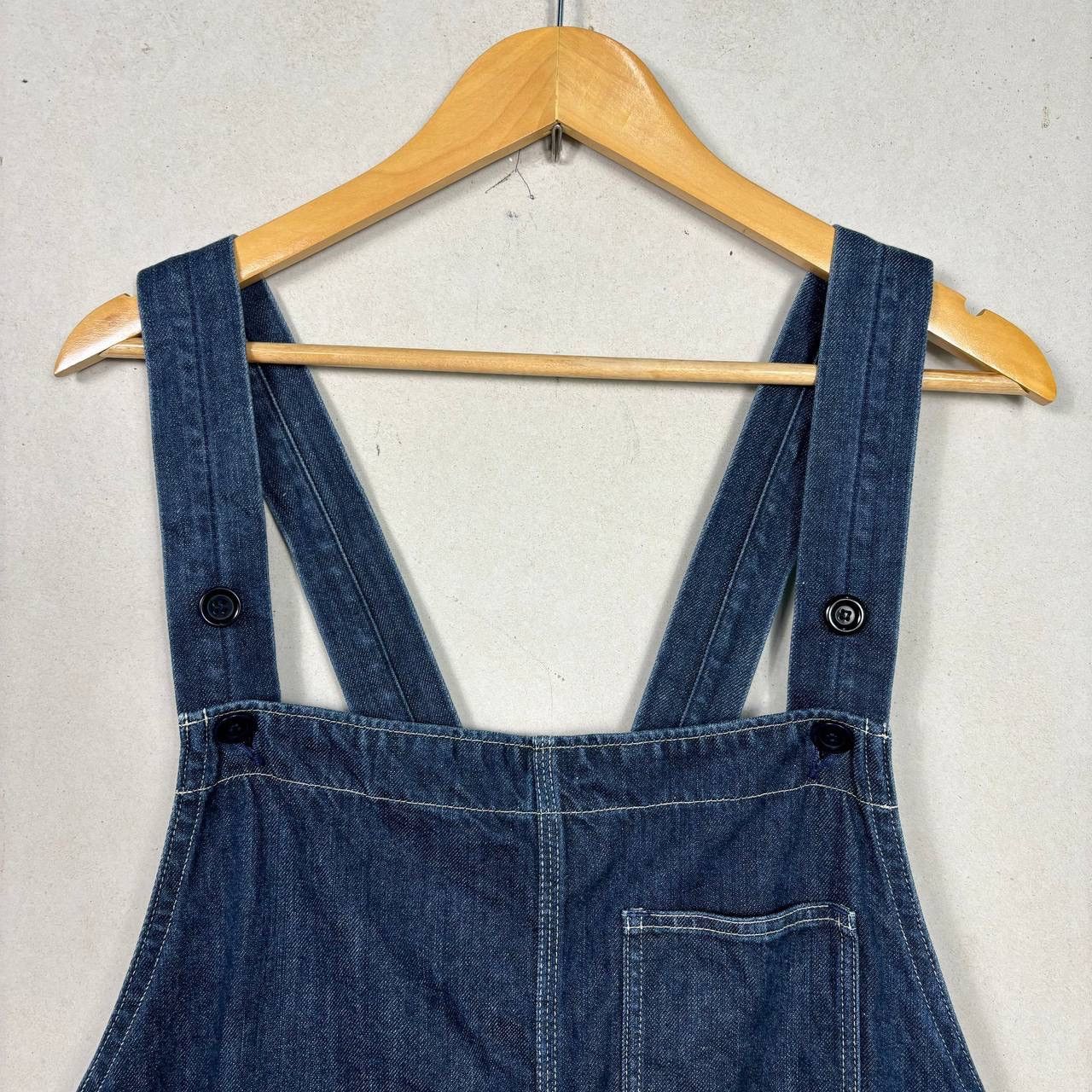 45rpm 45RPM JAPAN BLUE DENIM JUMPER DRESS SKIRT Size S / US 4 / IT 40 - 3 Thumbnail