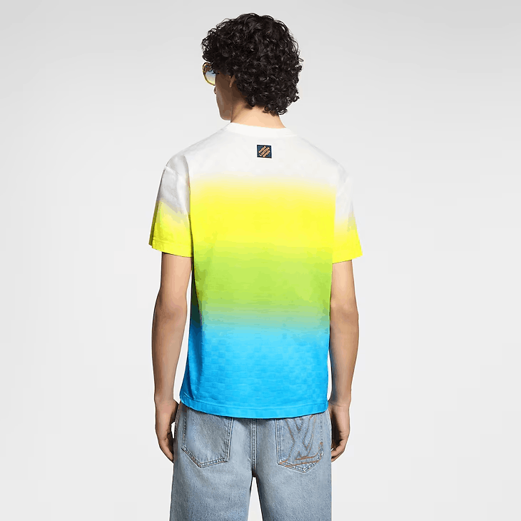 Louis Vuitton Damier Gradient Jacquard Cotton T-Shirt Size US S / EU 44-46 / 1 - 4 Thumbnail