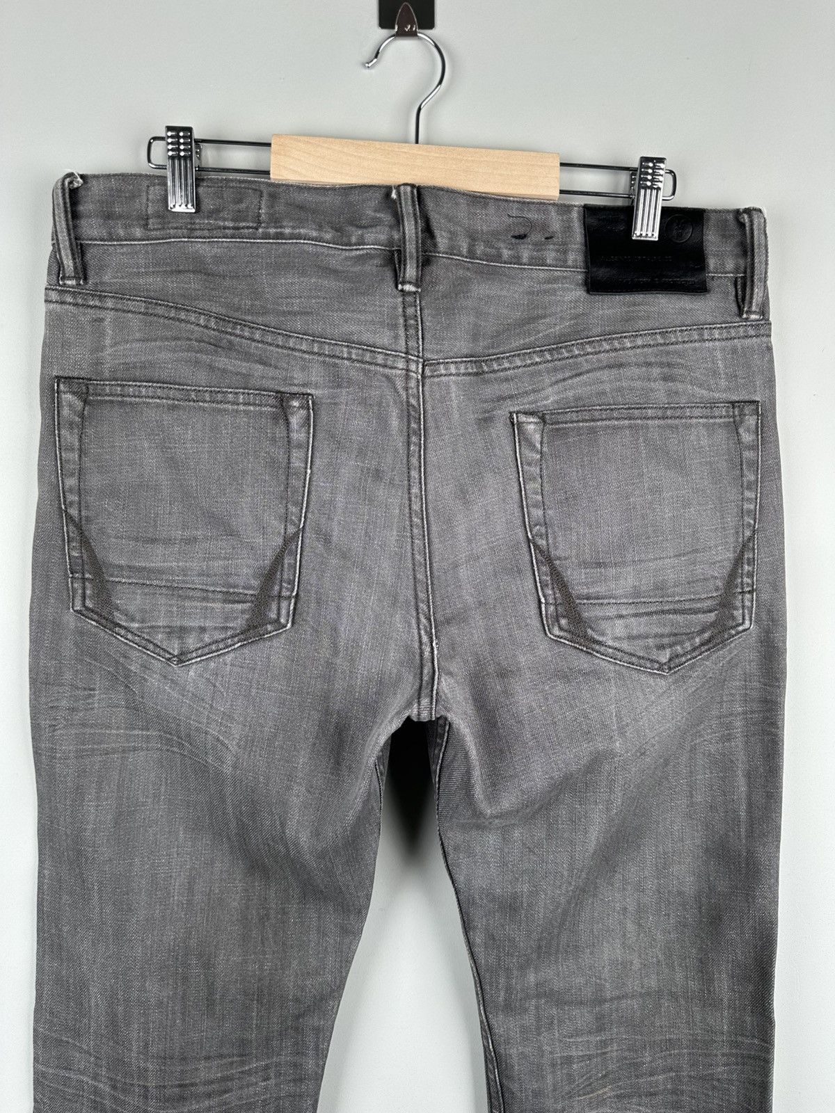 Allsaints AllSaints Nflag Iggy Avant Garde Distressed Denim Jeans Size US 32 / EU 48 - 5 Thumbnail