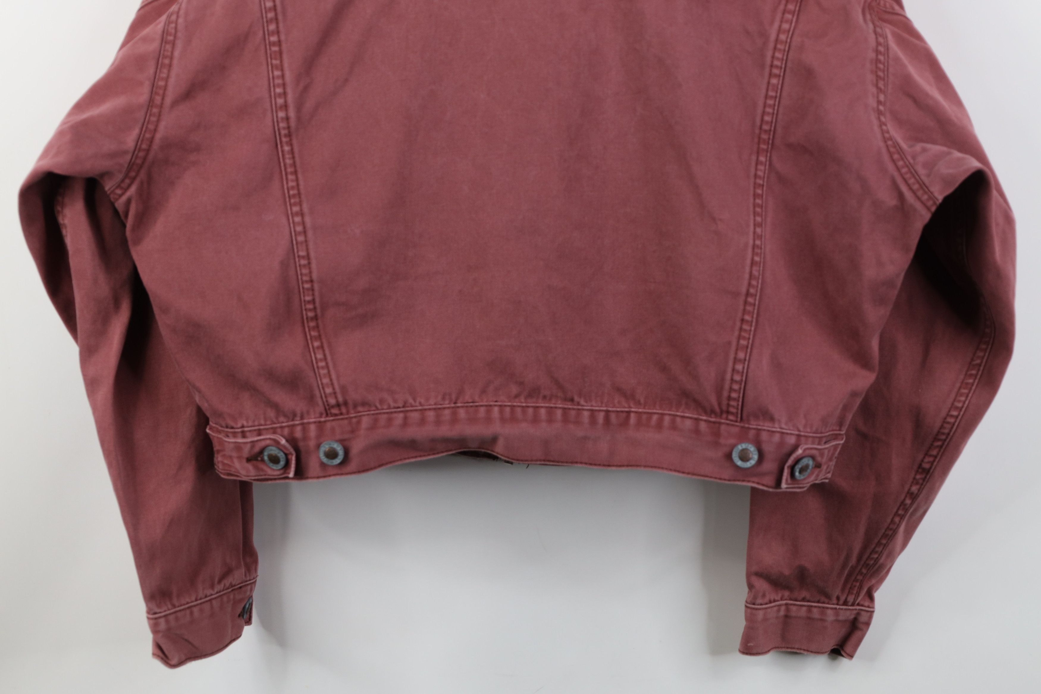 Levi's Vintage 90s Levis Silvertab Babydoll Cropped Trucker Jacket Size M / US 6-8 / IT 42-44 - 15 Thumbnail