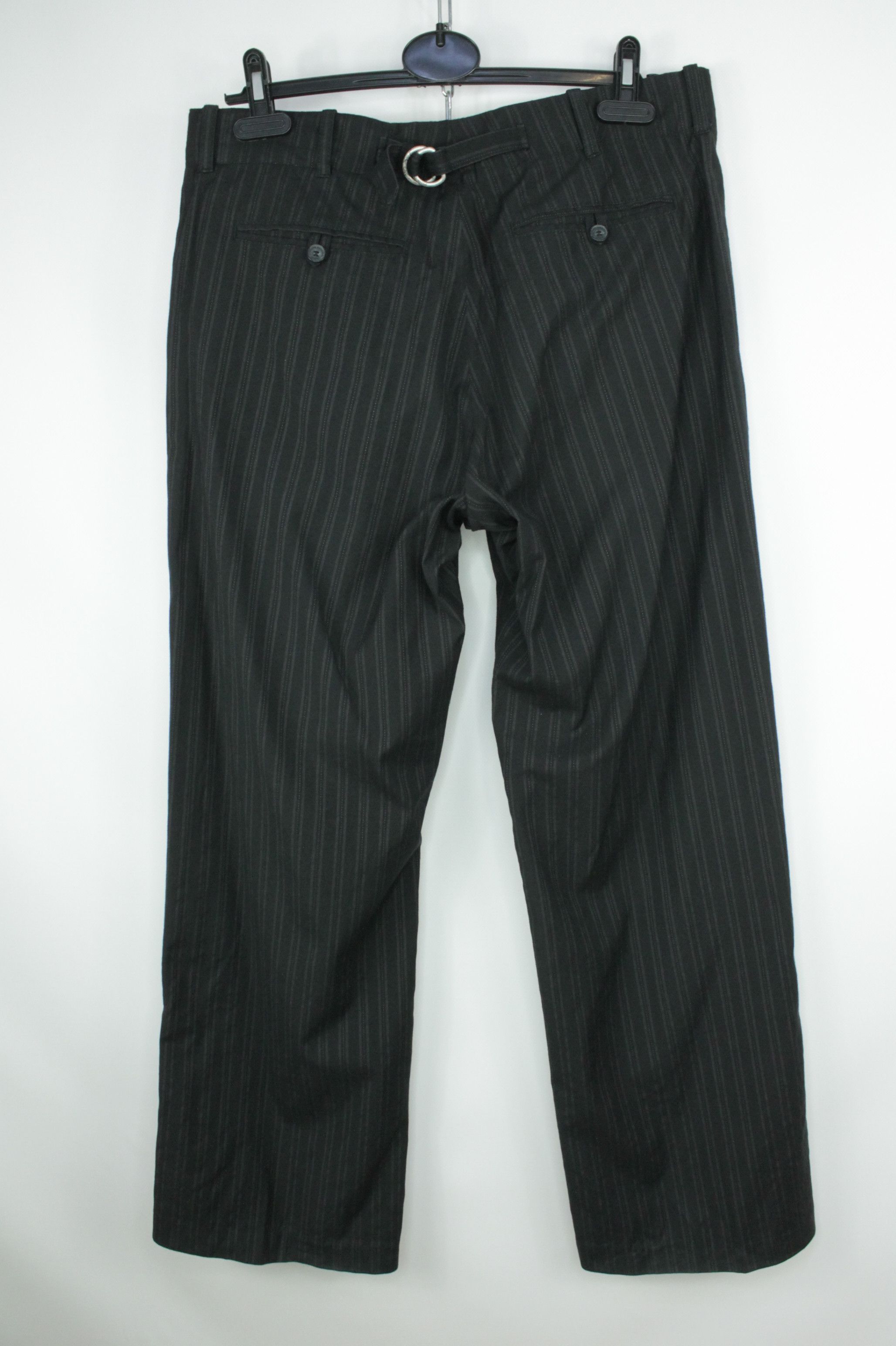 Costume National Vintage C'N'C Costume National Black Striped Suit Men's Size 40R - 15 Thumbnail