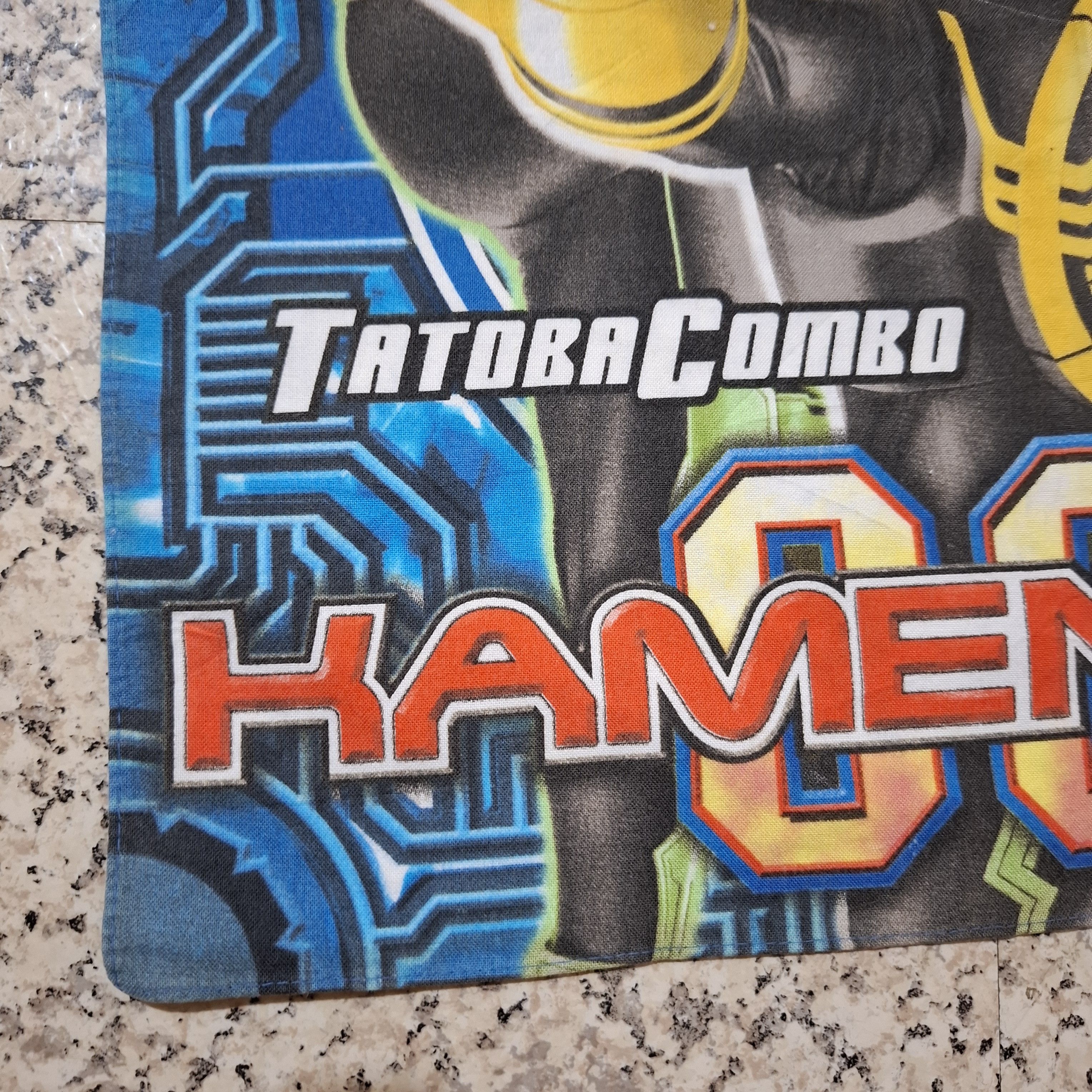 Other VERY RARE Vintage Kamen Rider OOO Tatoba Combo Handkerchief Size ONE SIZE - 2 Thumbnail