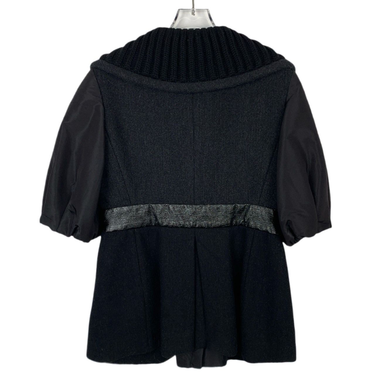 Prada Prada Coat BlacSleeve Collared Coat (Size 40/M) Size M / US 6-8 / IT 42-44 - 7 Thumbnail