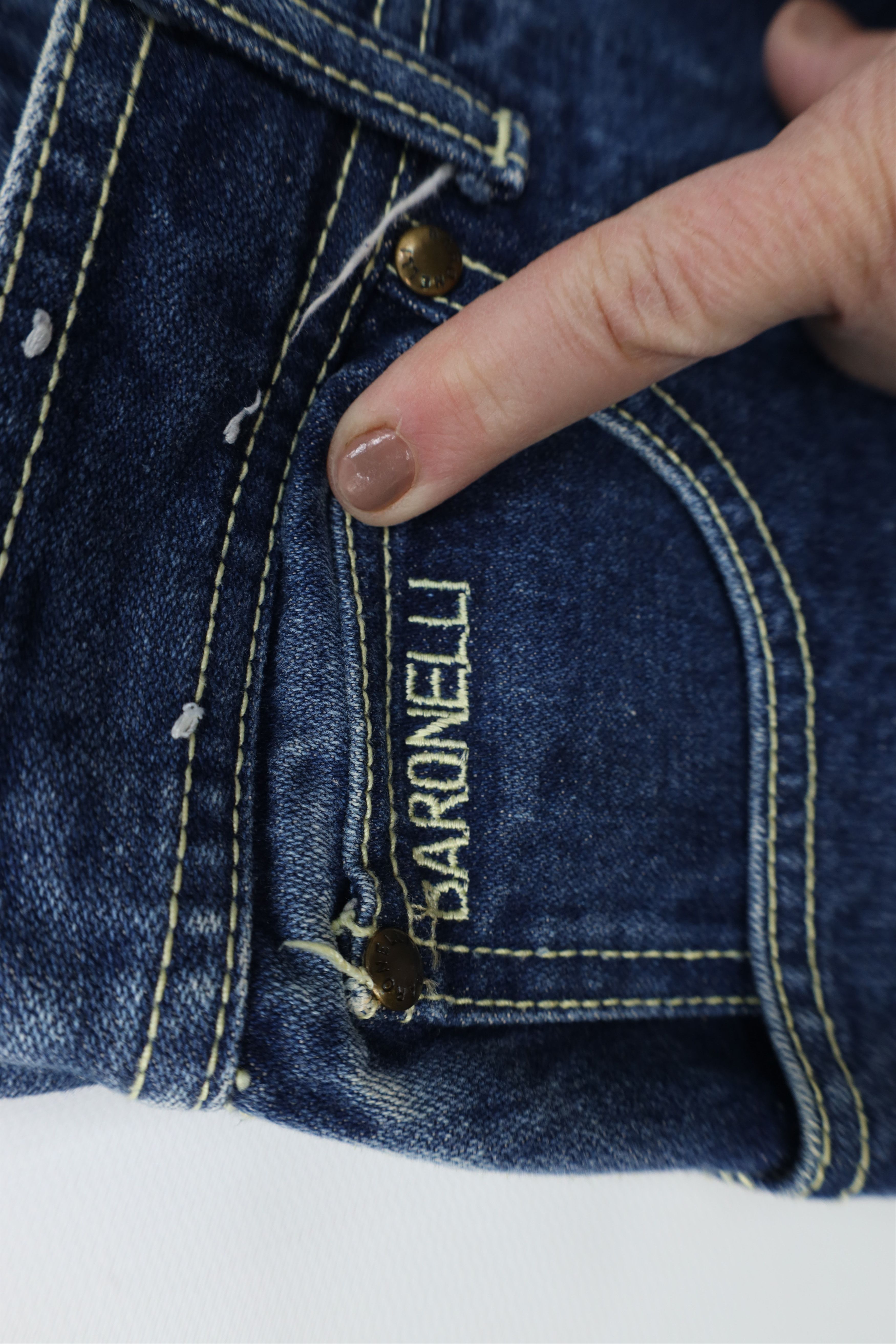 Vintage Vintage 70s 80s Streetwear Straight Leg Denim Jeans Cotton Size 28" / US 6 / IT 42 - 8 Thumbnail
