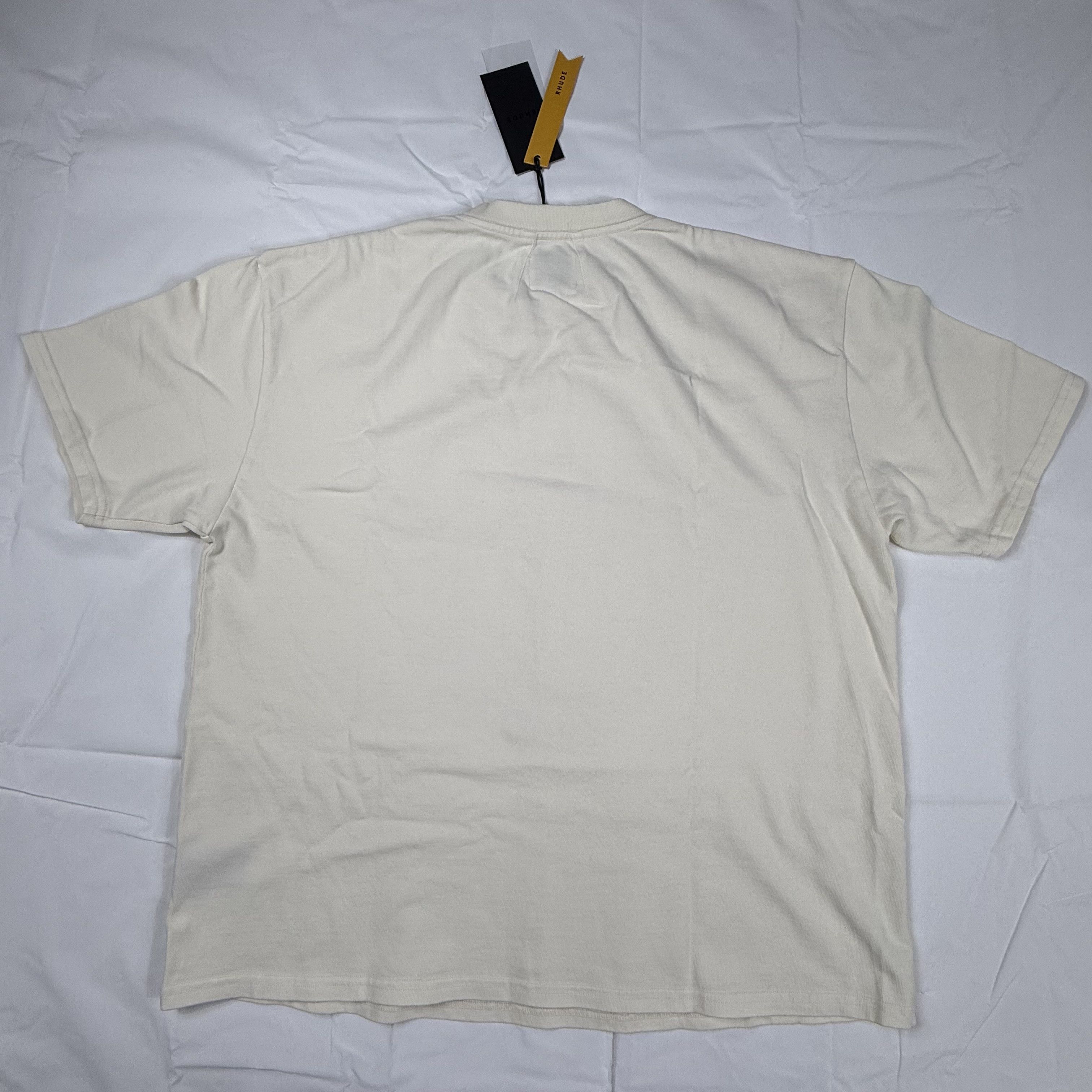 Rhude Rhude Chateau Rhude Wine Graphic T-Shirt Cream XL Size US XL / EU 56 / 4 - 6 Thumbnail
