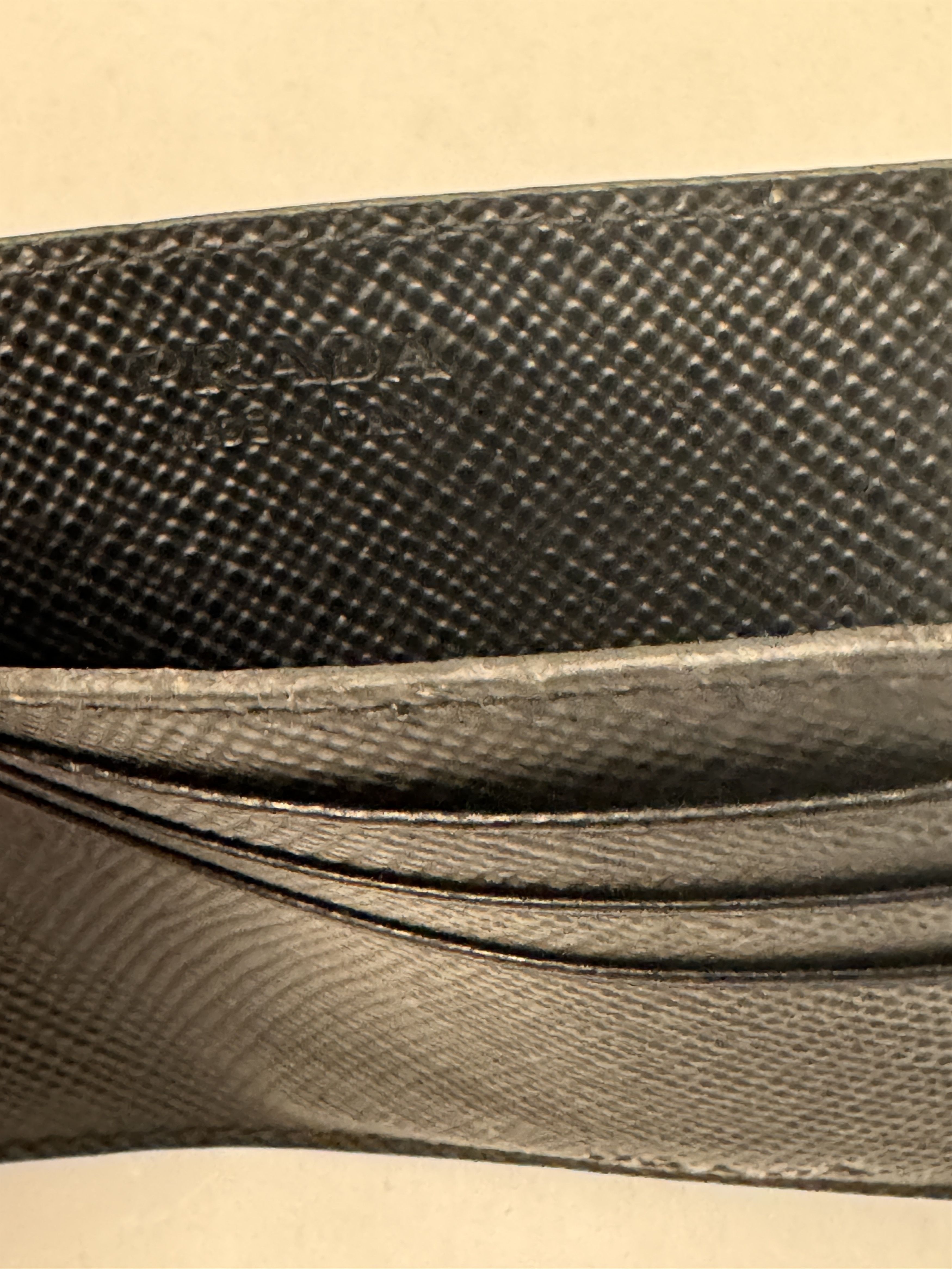 Prada Prada Wallet Cardholder Darklue Saffiano Leather Size ONE SIZE - 5 Thumbnail