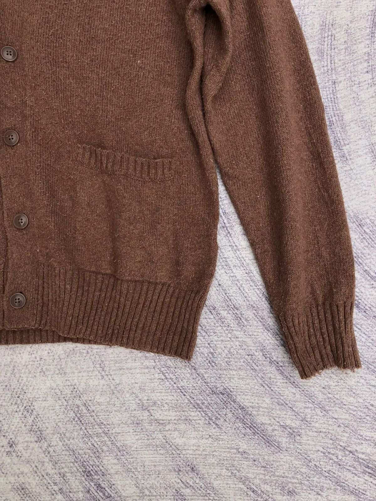 20471120 × Japanese Brand Japanese Pattern Cardigan Pureknit Jumper With Pocket Size US M / EU 48-50 / 2 - 4 Thumbnail