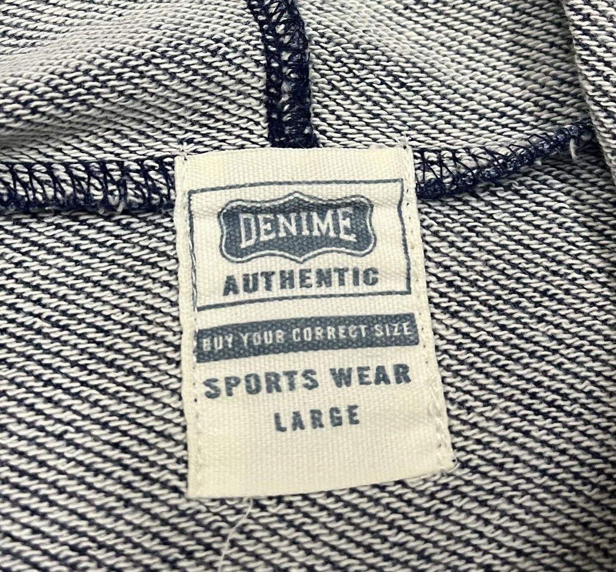 Denime × Vintage DENIME Hoodies Size US L / EU 52-54 / 3 - 8 Thumbnail