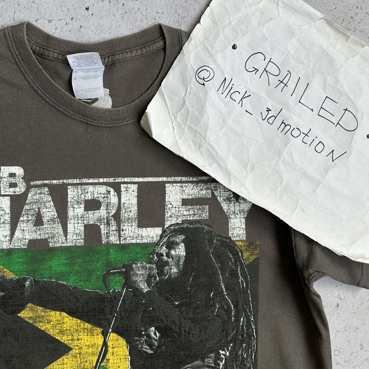 Band Tees × Bob Marley × Vintage Vintage y2k Bob Marley Reggae Tee Size US M / EU 48-50 / 2 - 10 Thumbnail