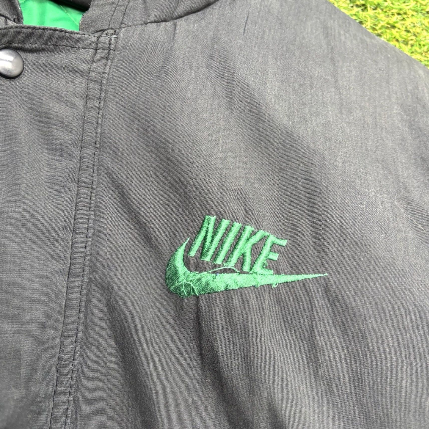 Nike VINTAGE Nike Air Jordan Wings Jacket Mens M Black Zip Full Zip 90s Basketball Winter Spring Fall Size US M / EU 48-50 / 2 - 3 Thumbnail