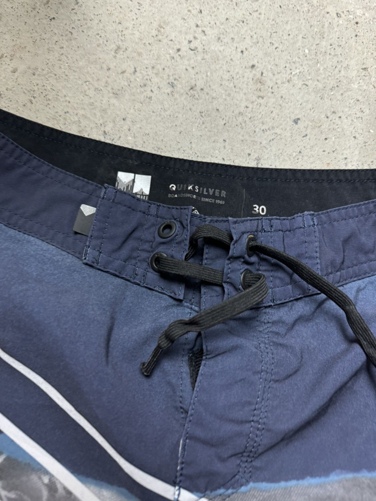 Quiksilver × Vintage Quicksilver surf nylon swimming shorts vintage logo 90s Size US 30 / EU 46 - 4 Thumbnail