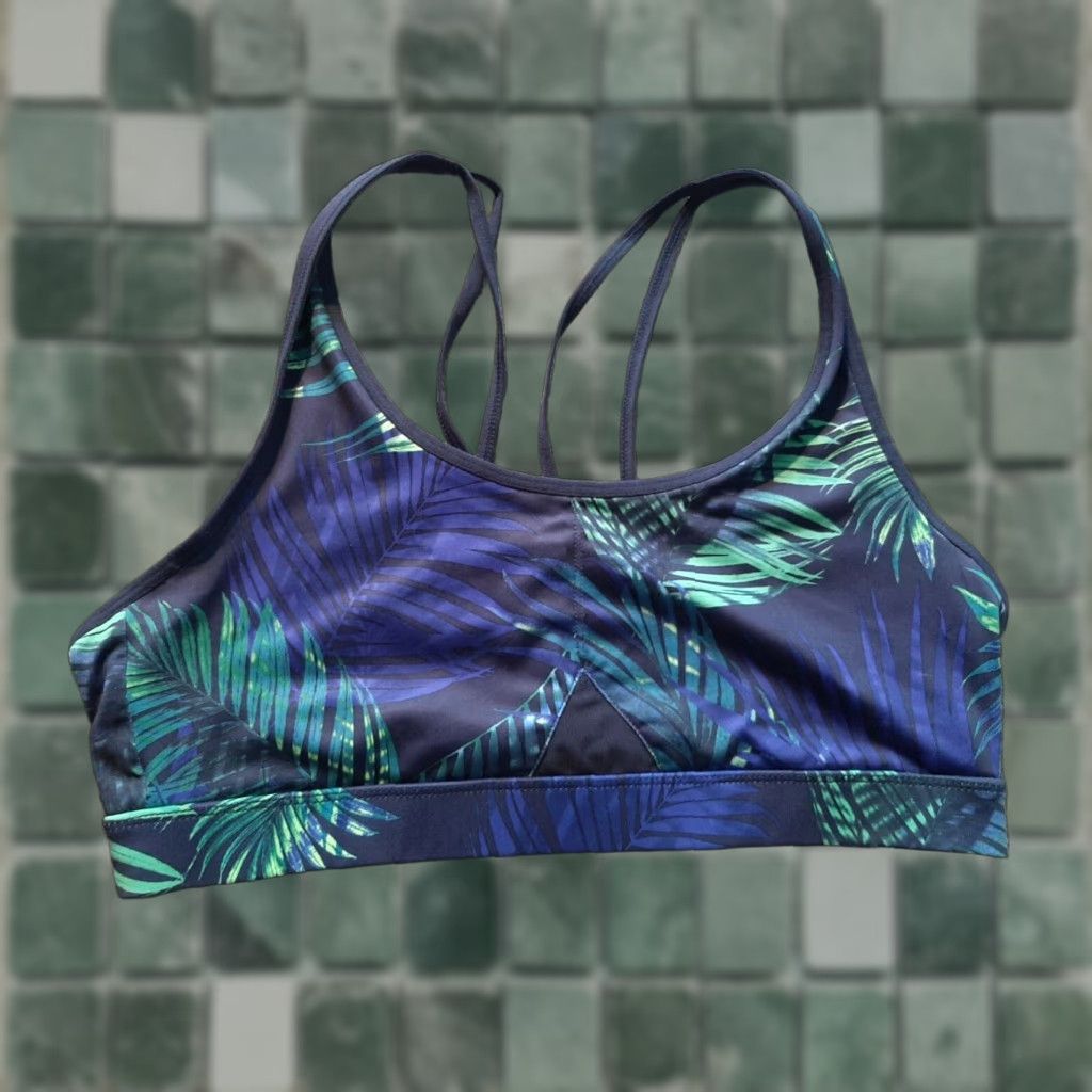 Champion Target Champion Life Womens Sports Bra Racerback 33 Palm Leaf Pattern Multicolor Size 33 Medium Support Racerback L/S? Size ONE SIZE - 1 Thumbnail