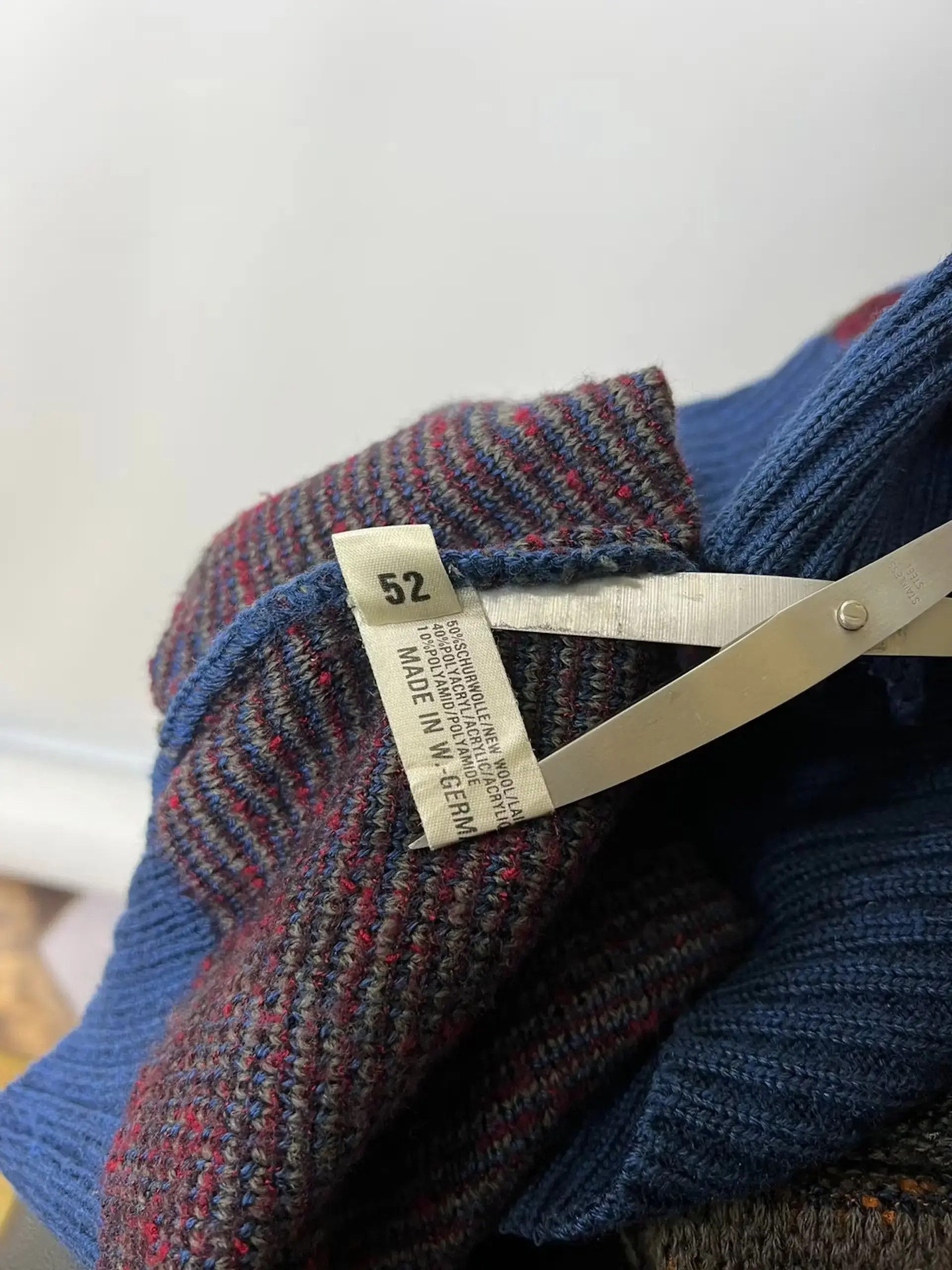 Carlo Colucci × Designer Vintage Carlo Colucci knit sweater Size US L / EU 52-54 / 3 - 5 Thumbnail