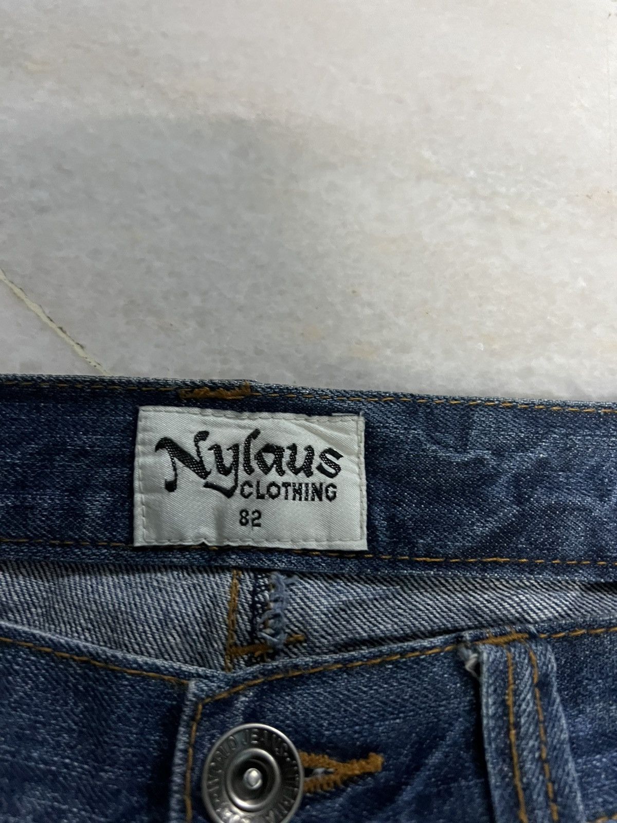If Six Was Nine × Japanese Brand 💥Vintage 90’s Style Nylaus Clothing Bushpants Clawmark Jean Size US 30 / EU 46 - 13 Thumbnail