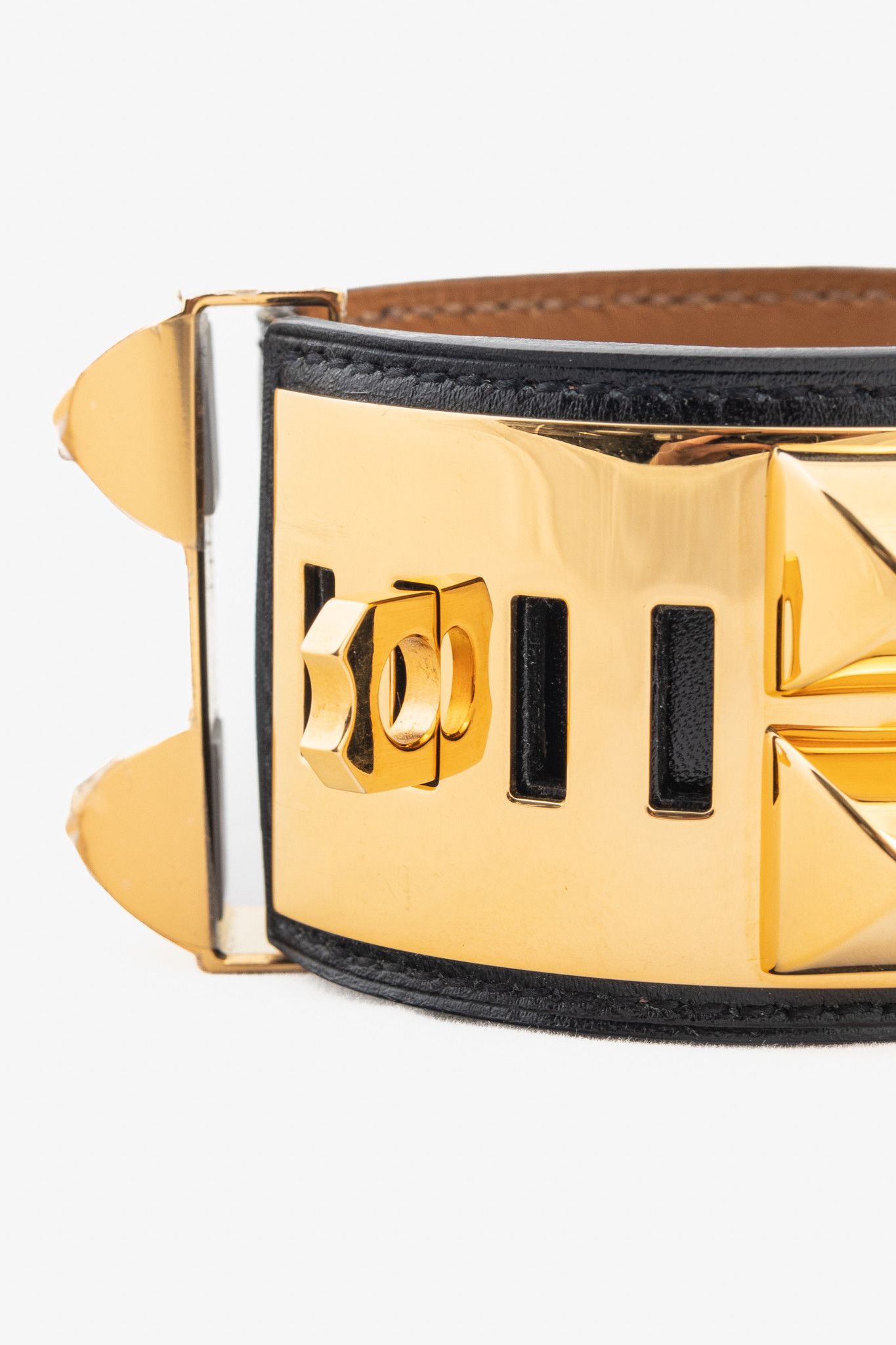 Hermes Hermes Collier de Chien Box-Calfskin GHW Bracelet Size ONE SIZE - 5 Thumbnail
