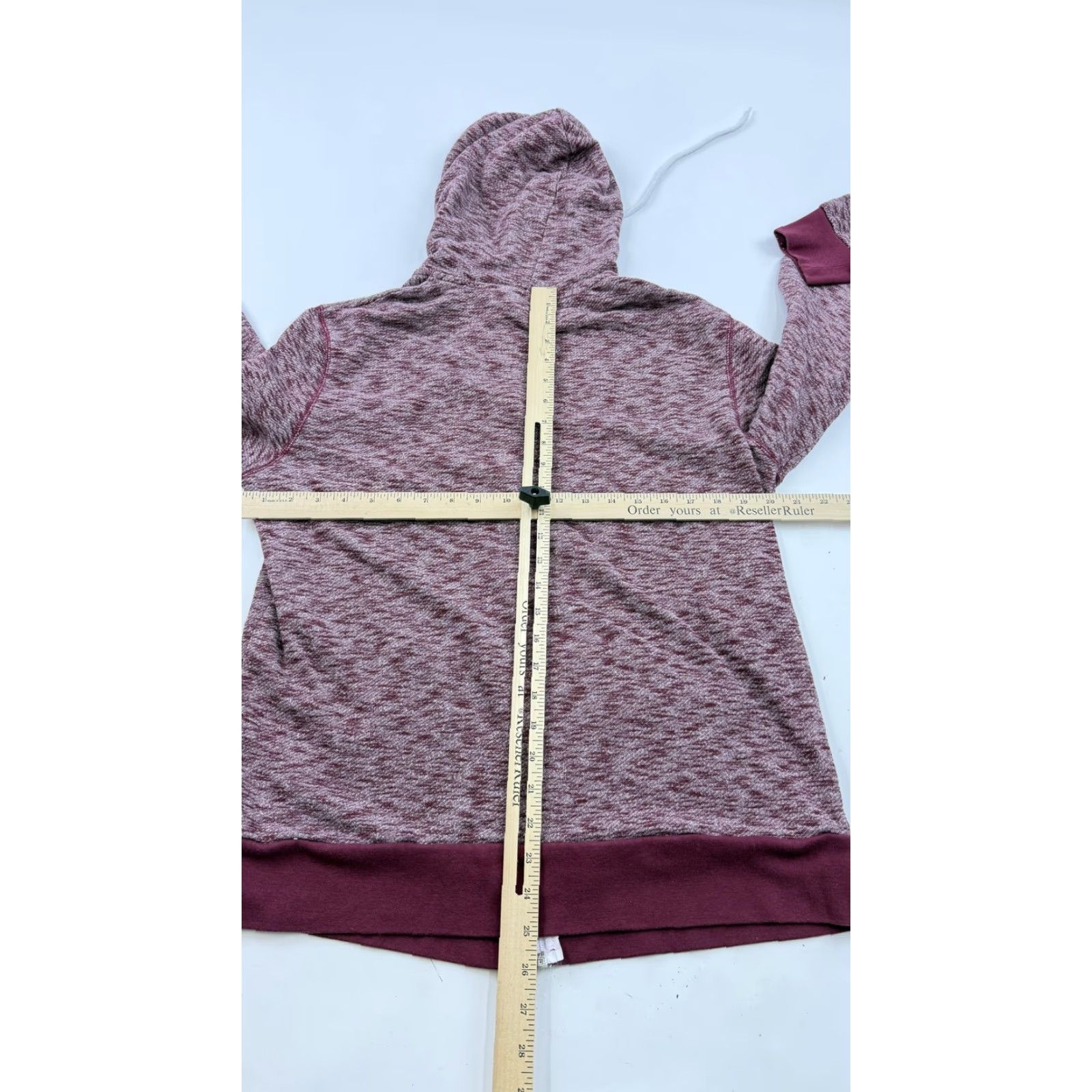 Vintage Fission Hoodie Mens XL Maroon Full Zip Up Sweatshirt Cotton Blend Casual Size US XL / EU 56 / 4 - 7 Thumbnail