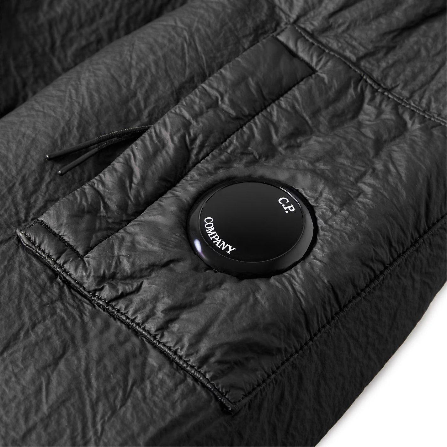 C.P. Company o1g2r1mq0426 Feltro Bi Film Jacket in Black Size US L / EU 52-54 / 3 - 6 Thumbnail