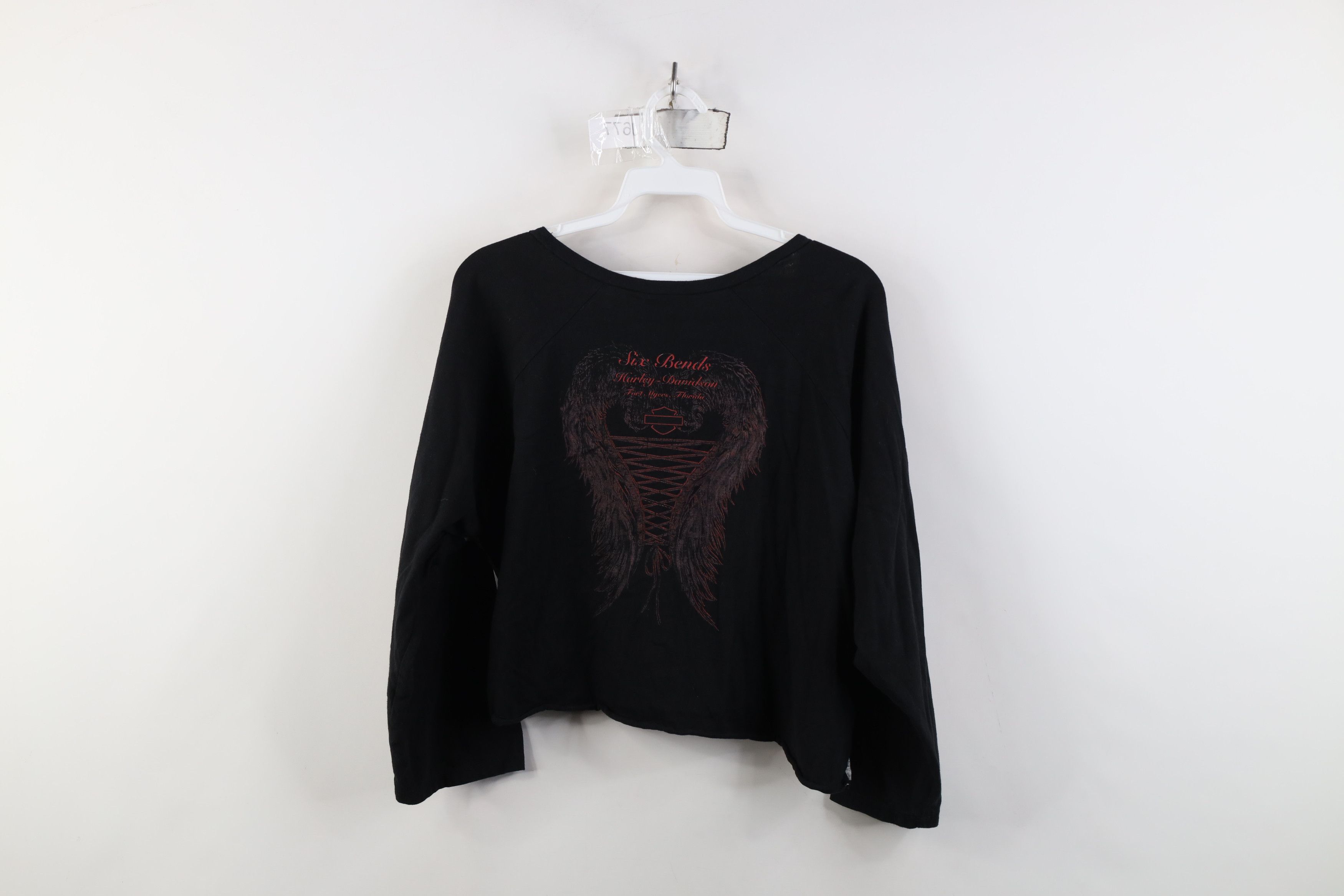Harley Davidson Vintage Y2K Babydoll Harley Davidson Long Sleeve T-Shirt Size XXL / US 16-18 / IT 52-54 - 11 Thumbnail