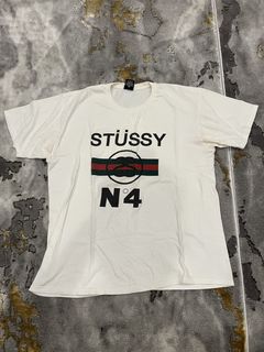 VINTAGE 00s Stussy Prime Cuts Gucci Monogram T Shirt Sz. Medium RARE  Streetwear