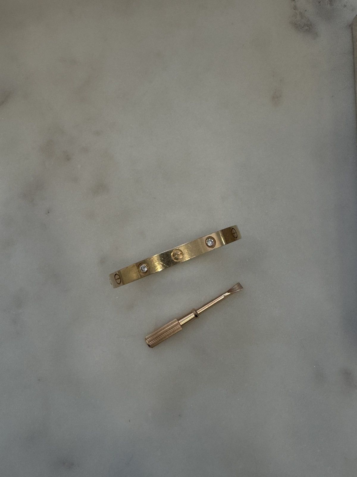 Cartier Cartier Love Bracelet 4 Diamonds Size ONE SIZE - 11 Thumbnail