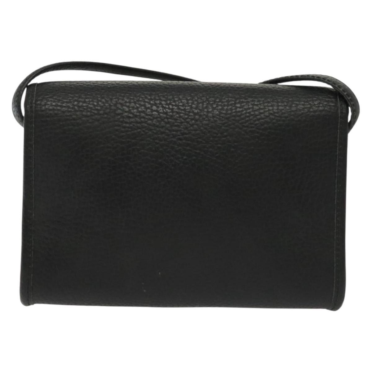 Dior DIOR Shoulder Bag Leather Black Gold Size ONE SIZE - 3 Thumbnail