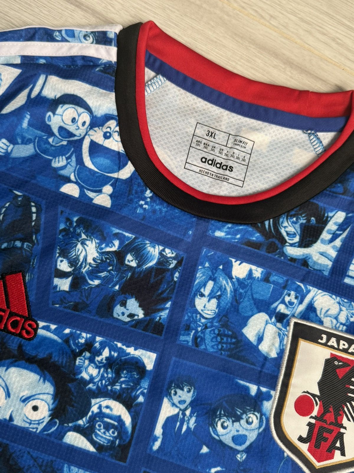 Adidas 🇯🇵 Adidas Japan soccer jersey shirt 2018 kit anime nation jfa Size US XXL / EU 58 / 5 - 3 Thumbnail