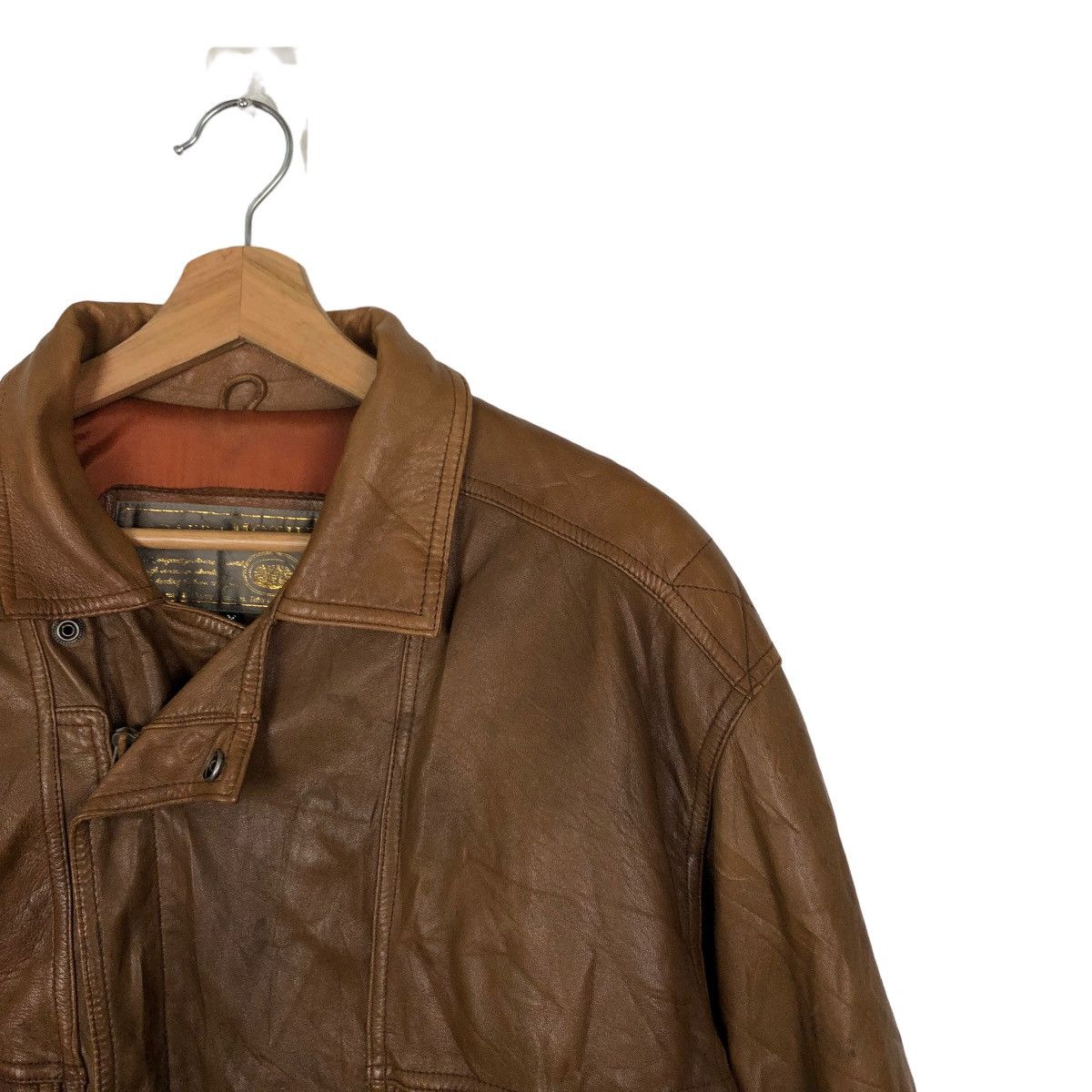 Japanese Brand VINTAGE PARACHUTE LEATHER JACKET HARAJUKU MOTHER ISSEYMIYAKE Size US M / EU 48-50 / 2 - 5 Thumbnail