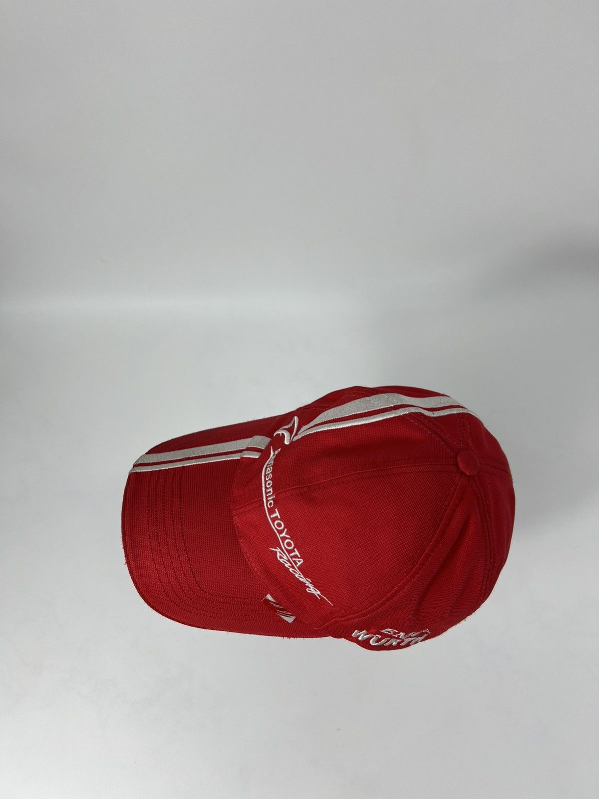 Vintage Vintage Panasonic Toyota Racing Logo Cap Grand Prix Rare Size ONE SIZE - 4 Thumbnail