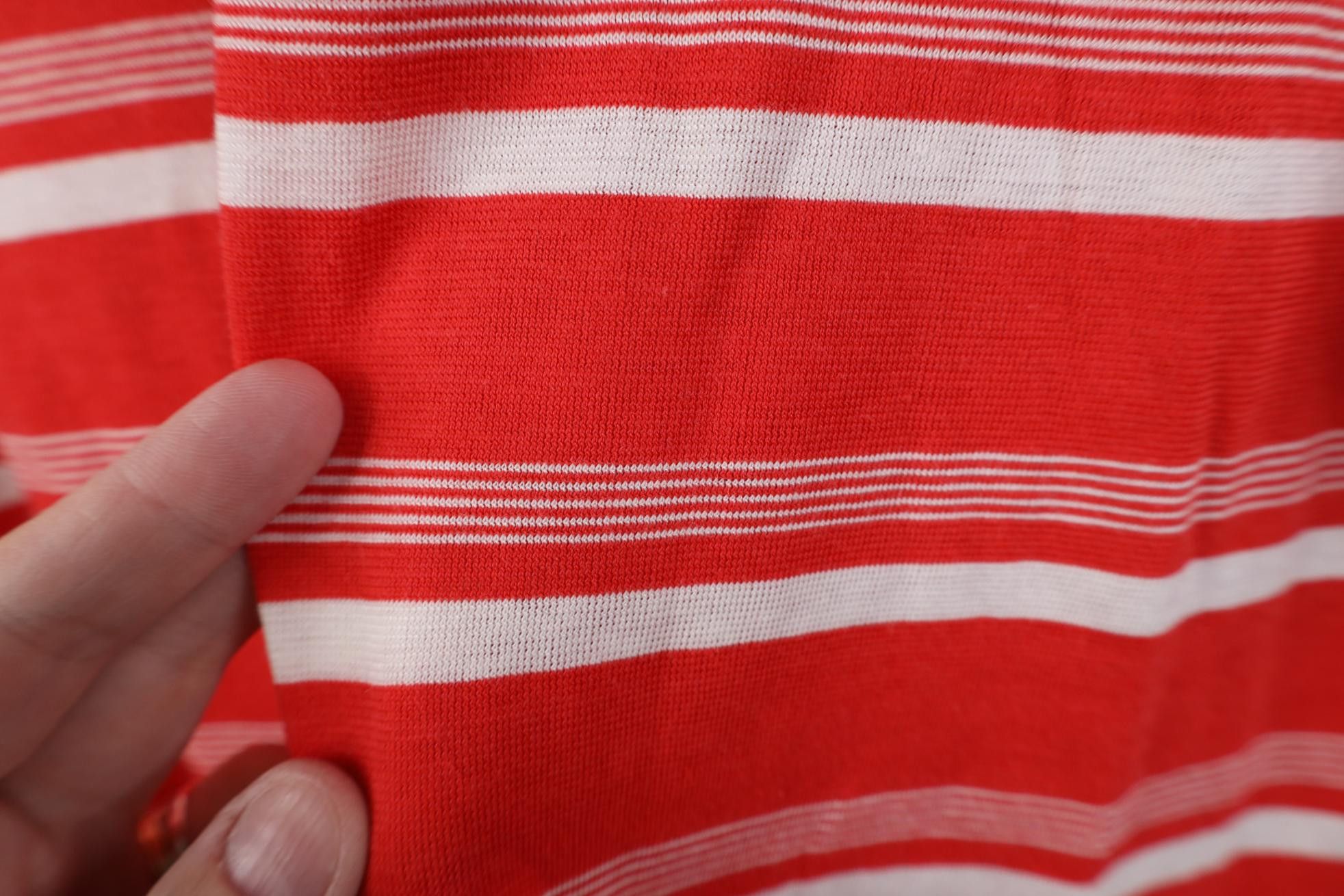 Vintage Vintage 80s 90s Streetwear Striped Knit Golf Polo Shirt Red Size US XL / EU 56 / 4 - 4 Thumbnail