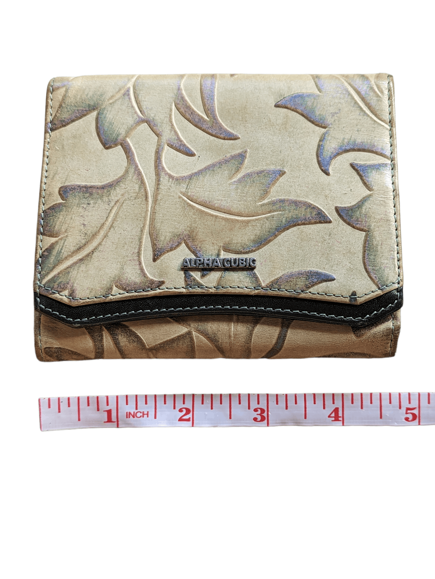 Japanese Brand ALPHA CUBE CARDHOLDER WALLET PURSE Size ONE SIZE - 9 Thumbnail