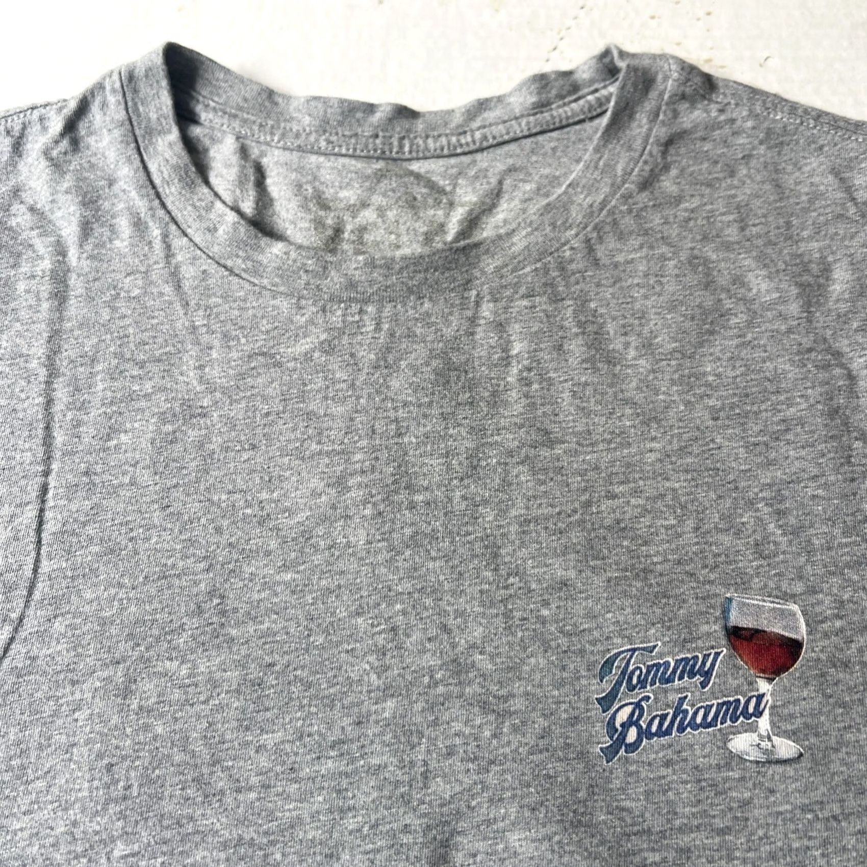 Tommy Bahama VINTAGE Tommy Bahama Shirt 2XL In There Done Vat Drinking Tee Shirt Mens Gray Short Sleeve Crew Neck Logo Graphic Tee Size US XXL / EU 58 / 5 - 3 Thumbnail