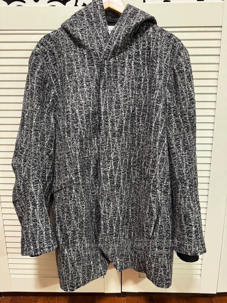 Song For The Mute Wool Blend Snowflake Pattern Windbreaker