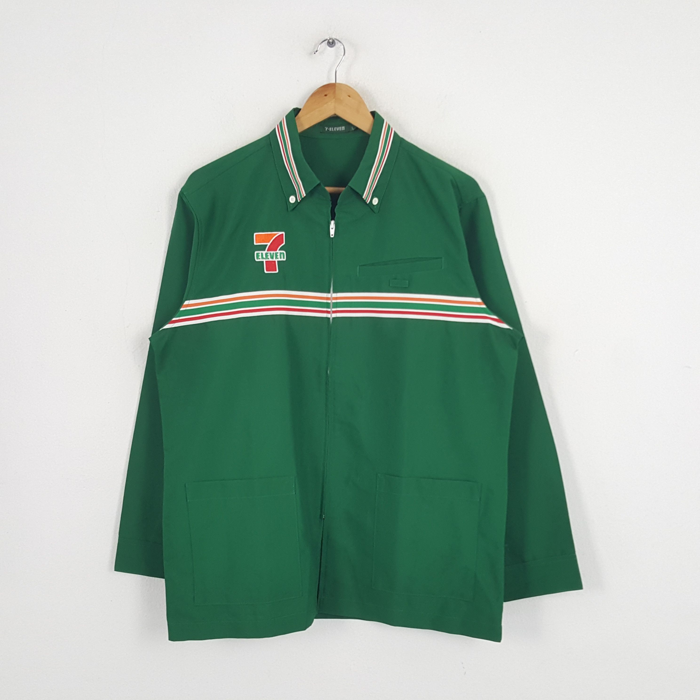 Japanese Brand × Vintage Vintage 7 Eleven Japanese Brand Uniform Jacket Size US L / EU 52-54 / 3 - 3 Thumbnail