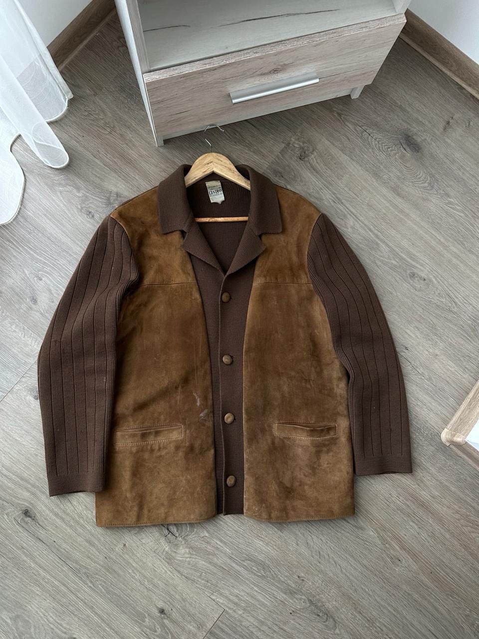 Japanese Brand × Vintage Vetements Confezioni ESCO KLEIDRAG Leather Distressed Jacket Size US M / EU 48-50 / 2 - 2 Thumbnail