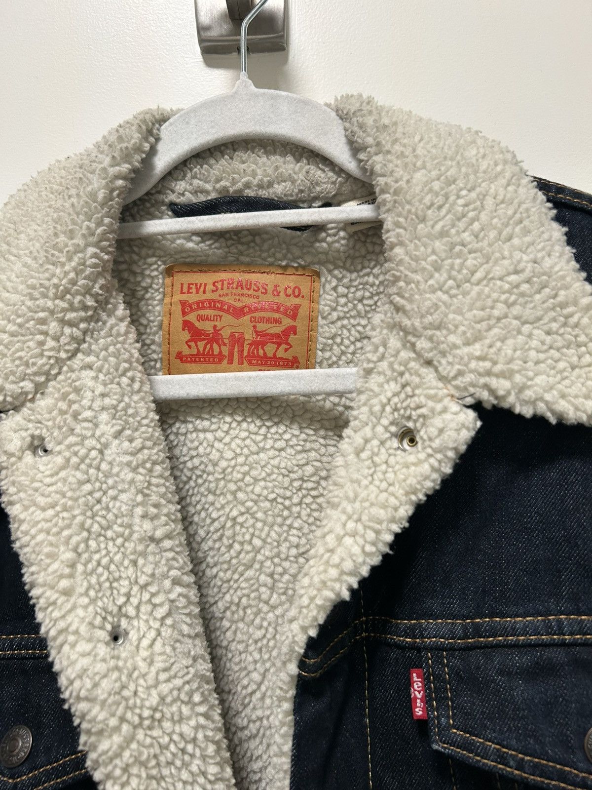 Levi's Levi’s denim Sherpa trucker jacket Size US L / EU 52-54 / 3 - 4 Thumbnail