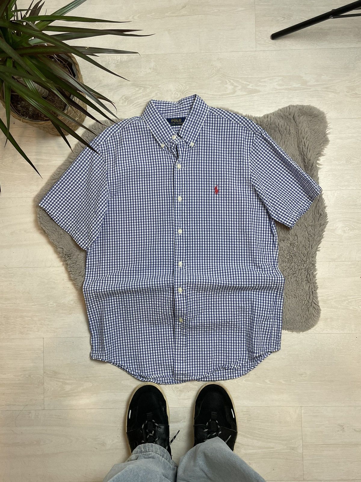 Polo Ralph Lauren × Vintage Polo Ralph Lauren Shirt Center Pony Luxury Shirt Size US M / EU 48-50 / 2 - 1 Thumbnail