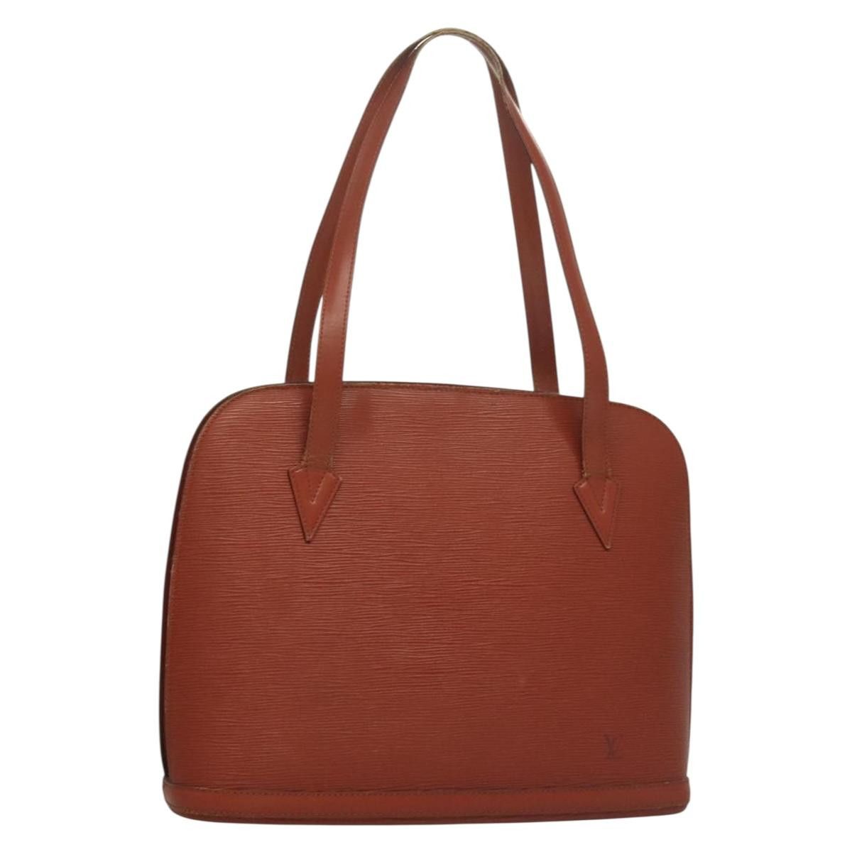 Louis Vuitton LOUIS VUITTON Epi Lussac Shoulder Bag Brown M52283 Size ONE SIZE - 1 Thumbnail