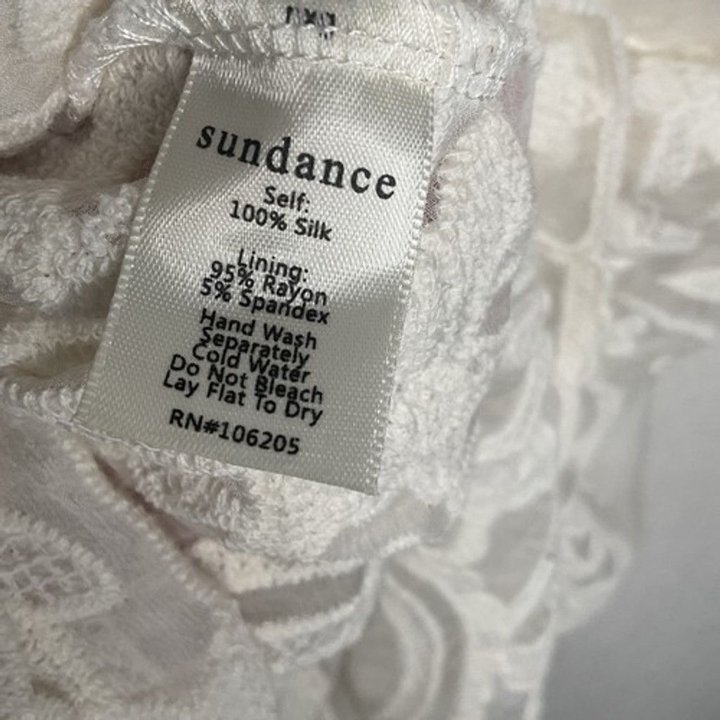 Other NWOT Sundance Silk Sheer Susannah Lace Overlay Midi Dress L Size L / US 10 / IT 46 - 3 Thumbnail