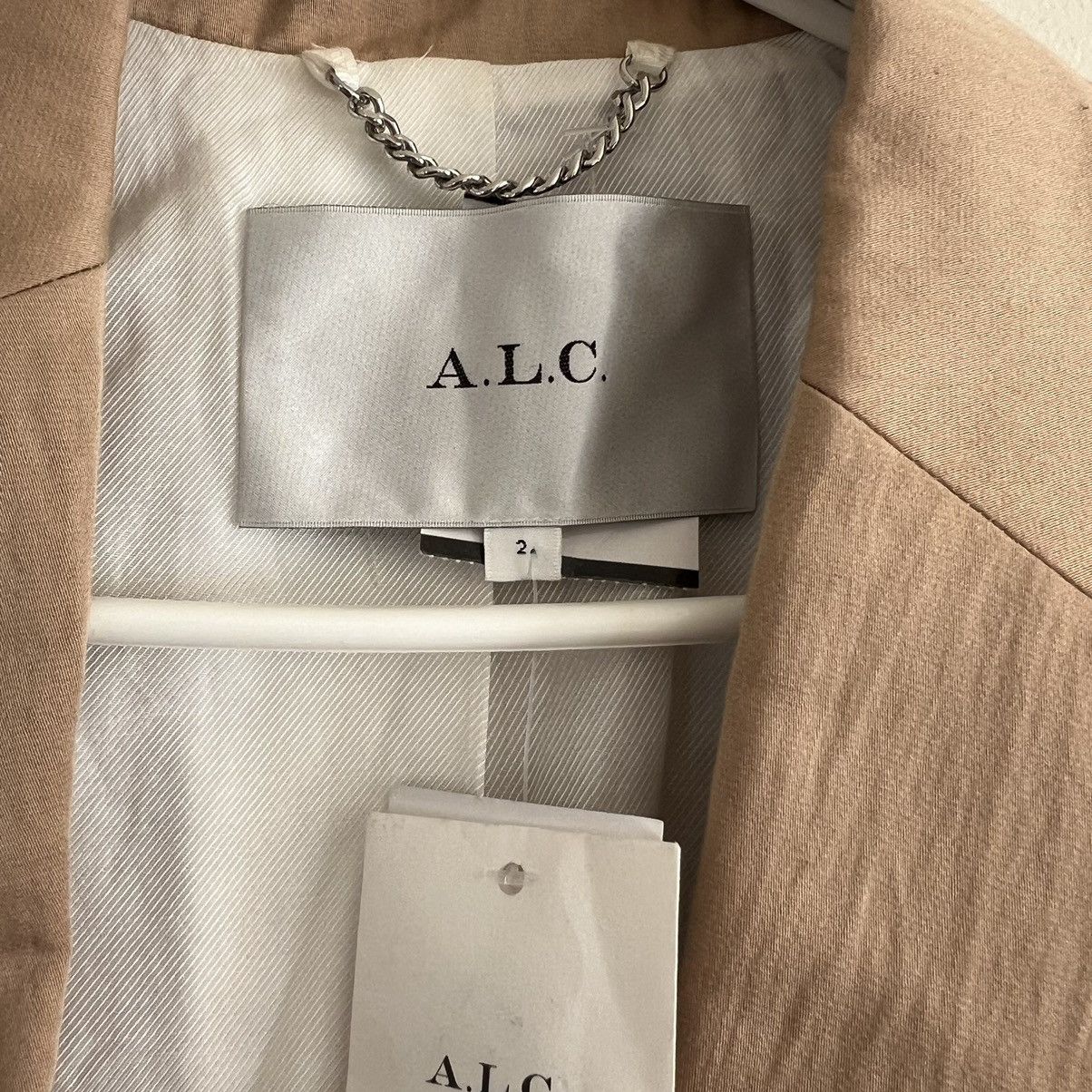 A.L.C. A.L.C. Tan Oversized Dakota Blazer size XS viscose BD Size XS / US 0-2 / IT 36-38 - 3 Thumbnail