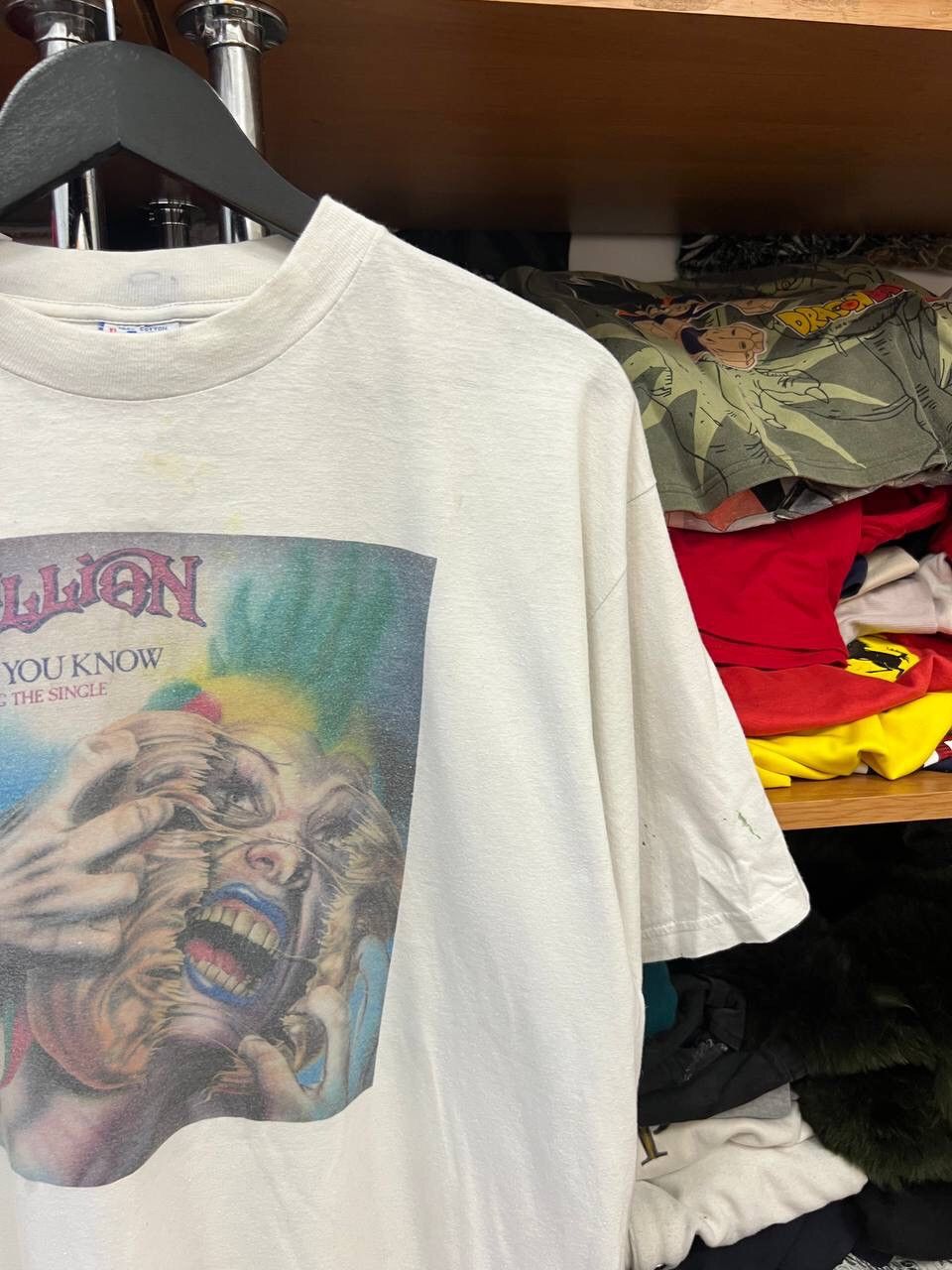 Band Tees 90S VINTAGE MARILLION BAND T SHIRT Size US XL / EU 56 / 4 - 3 Thumbnail
