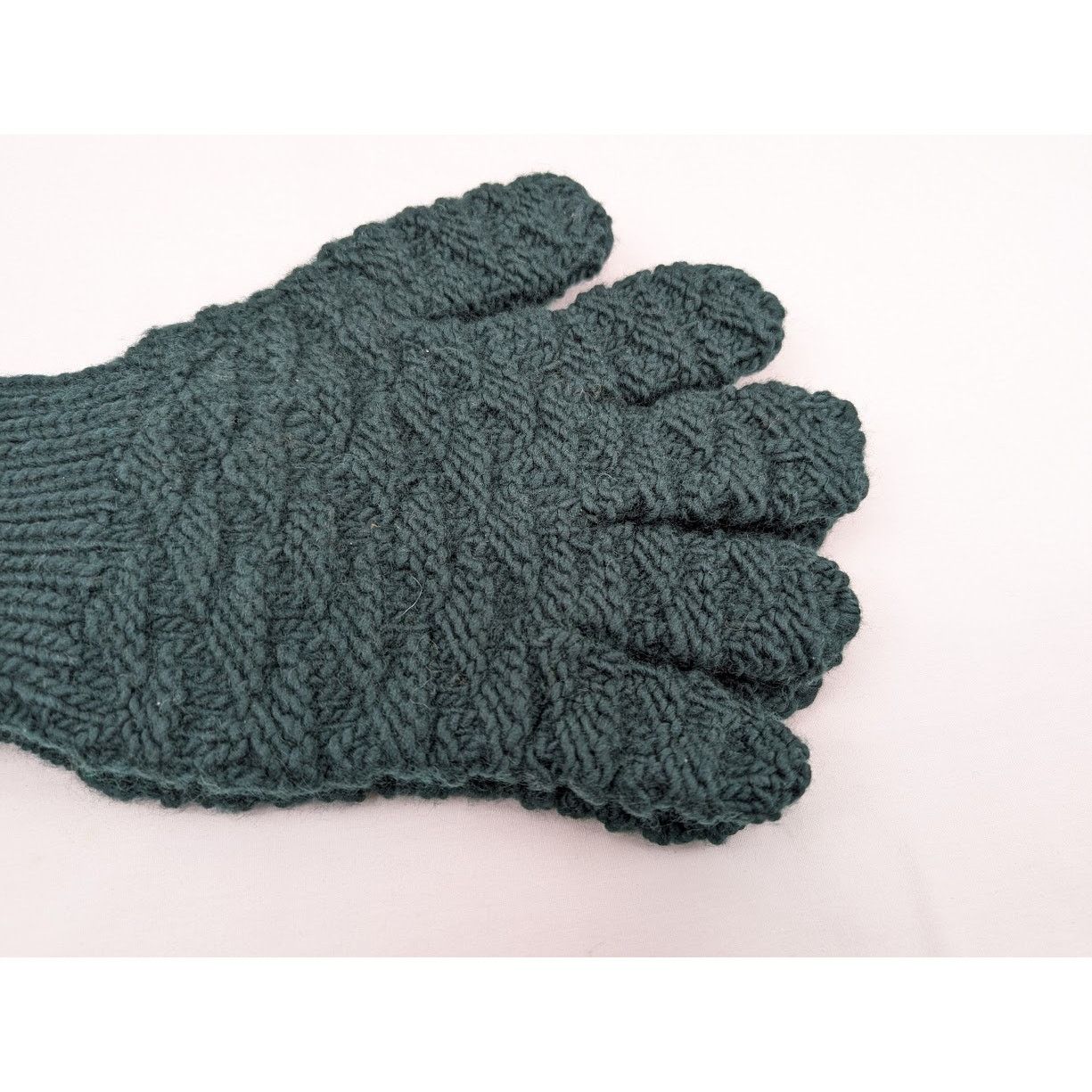 Bottega Veneta o1rshd1 Size: S / Wool Handknit Gloves in Billiard Size ONE SIZE - 2 Thumbnail