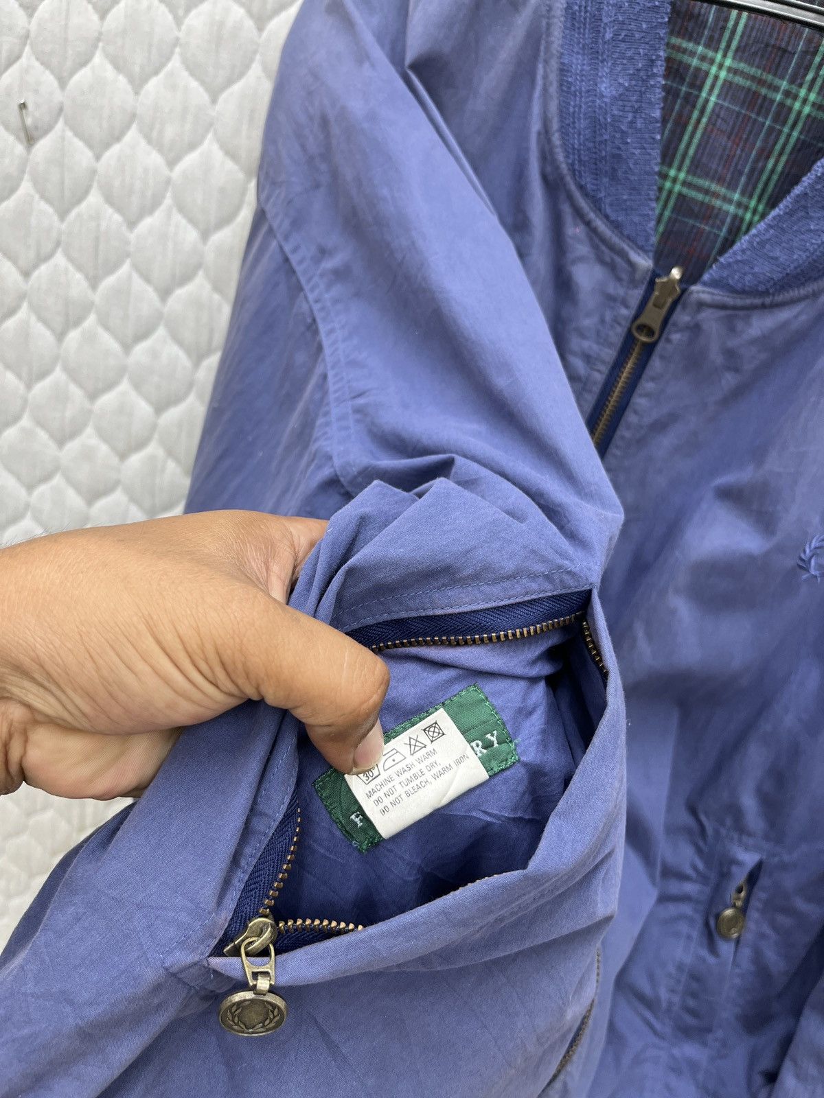 Fred Perry 🔥🔥🔥STEALS VTG FRED PERRY REVERSIBLE BOMBER JACKET Size US L / EU 52-54 / 3 - 12 Thumbnail